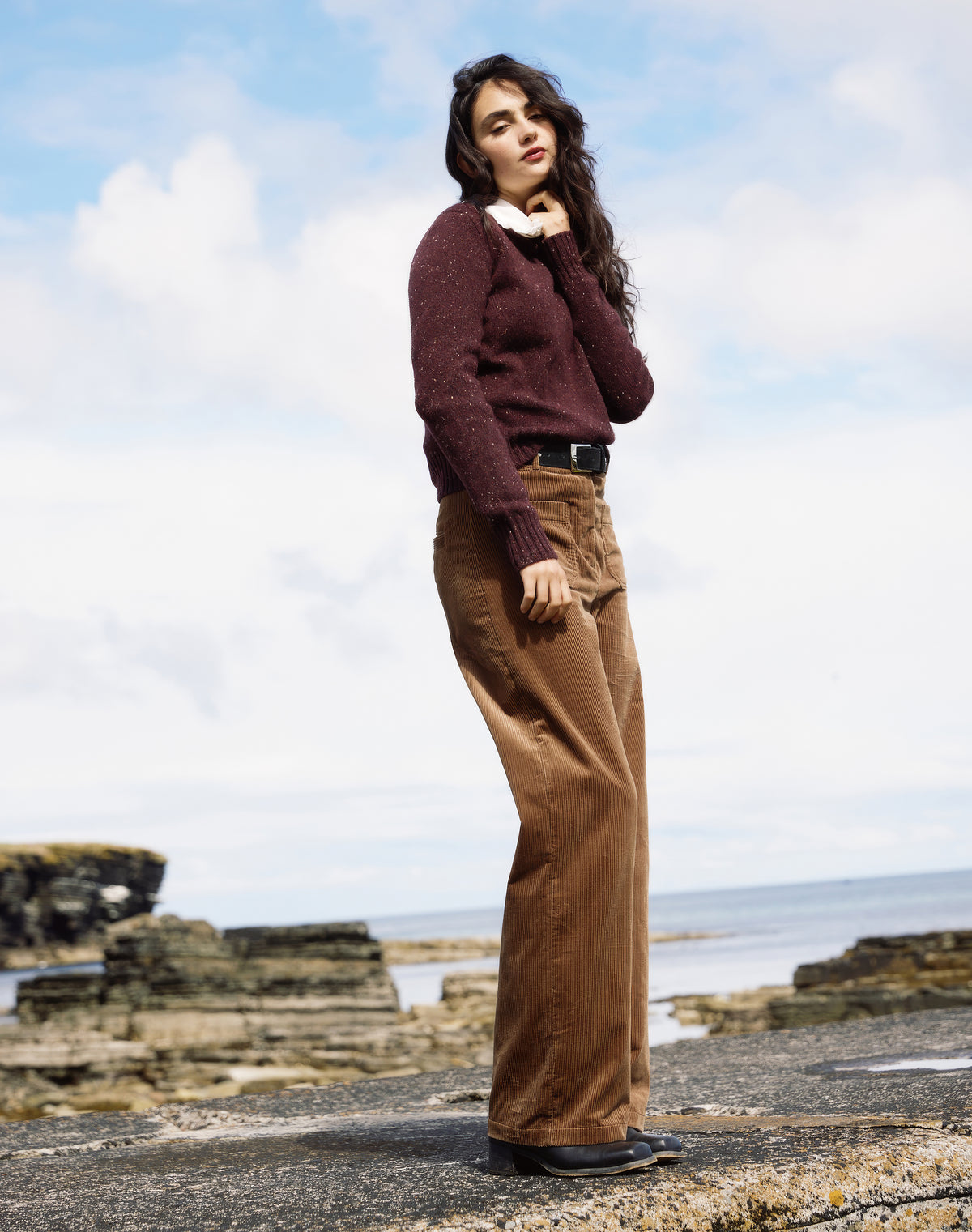 Organic Corduroy Patch Pocket Trousers