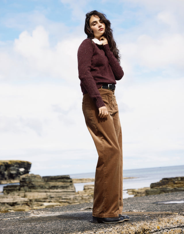 Organic Corduroy Patch Pocket Trousers
