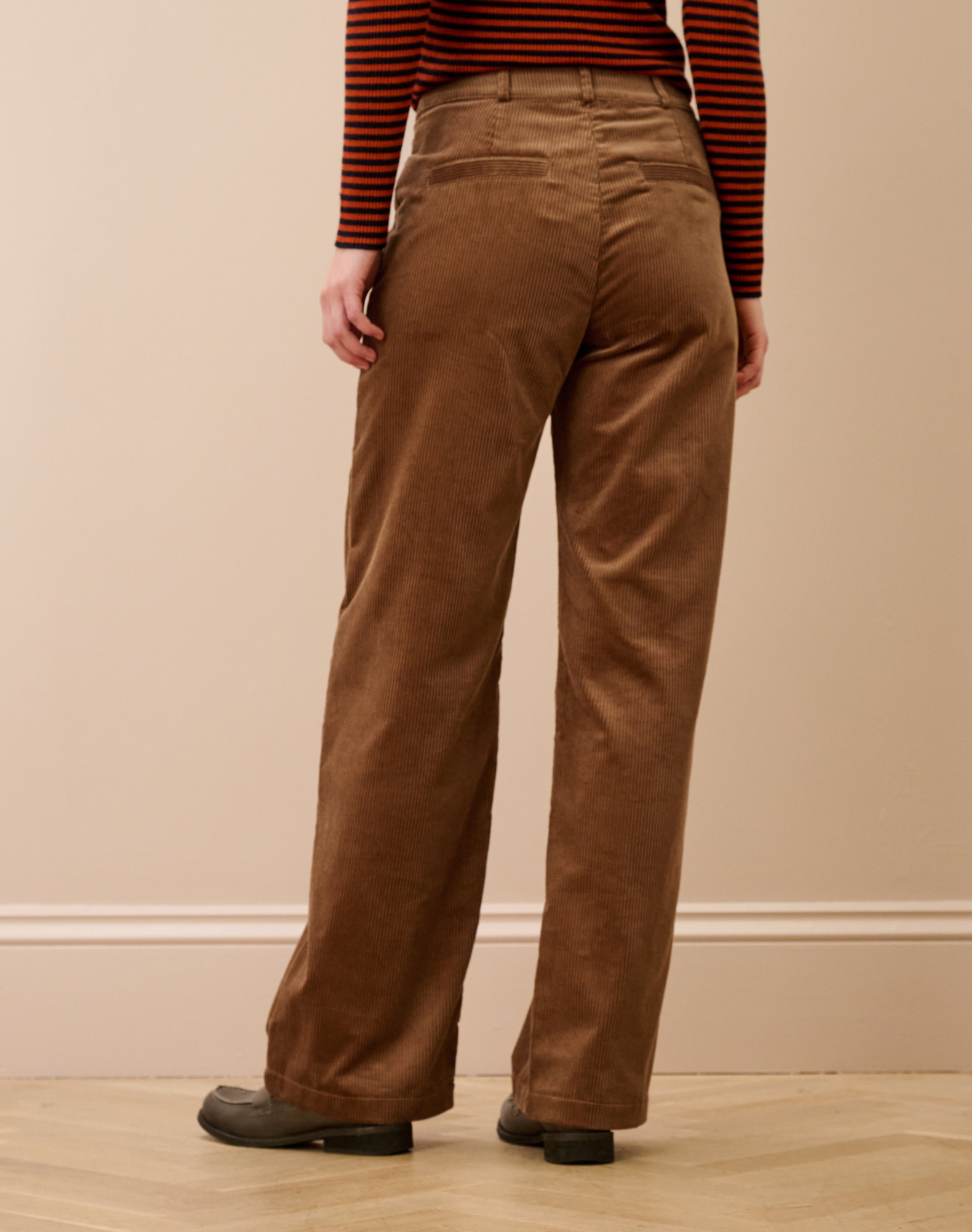 Organic Corduroy Patch Pocket Trousers