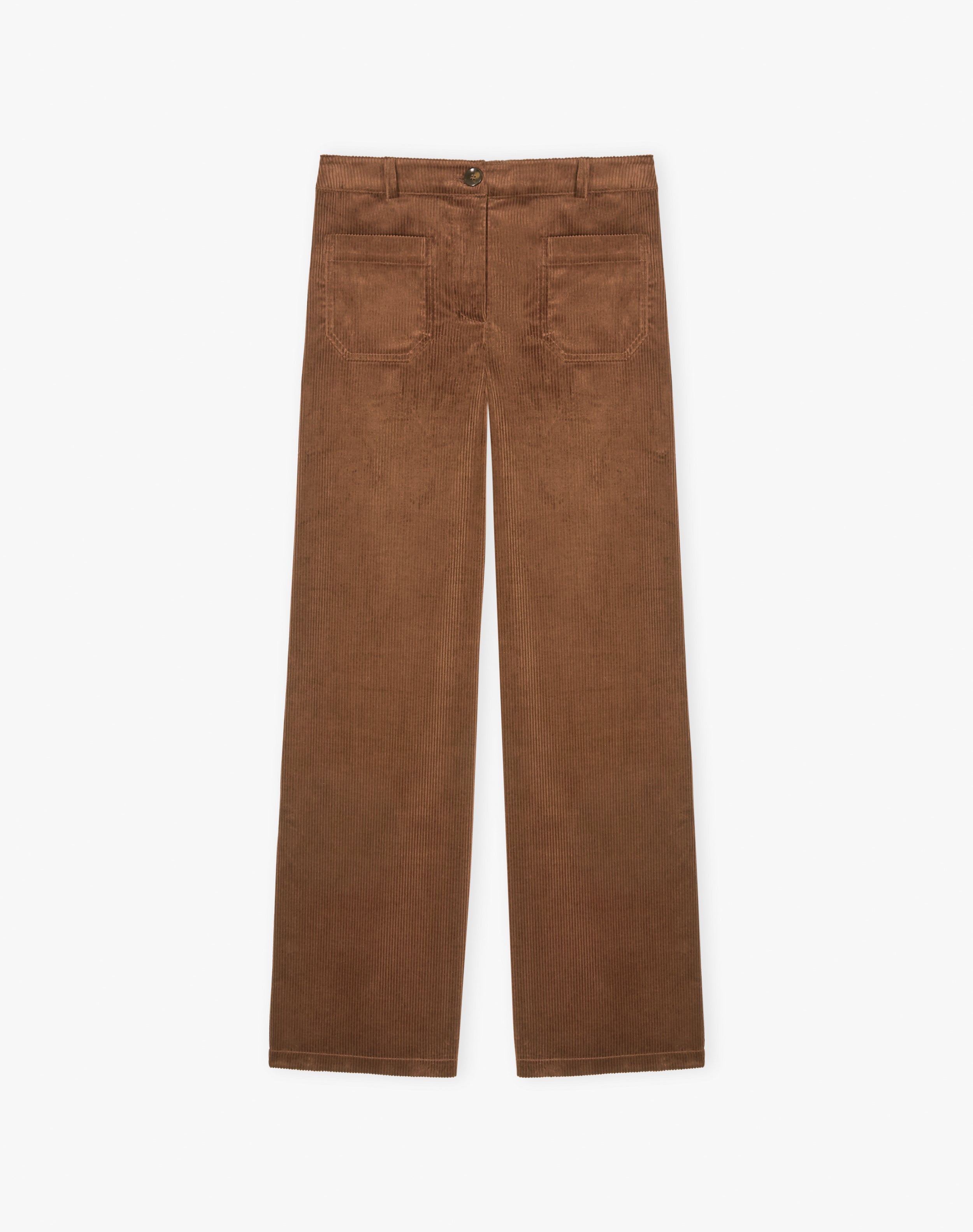 Organic Corduroy Patch Pocket Trousers
