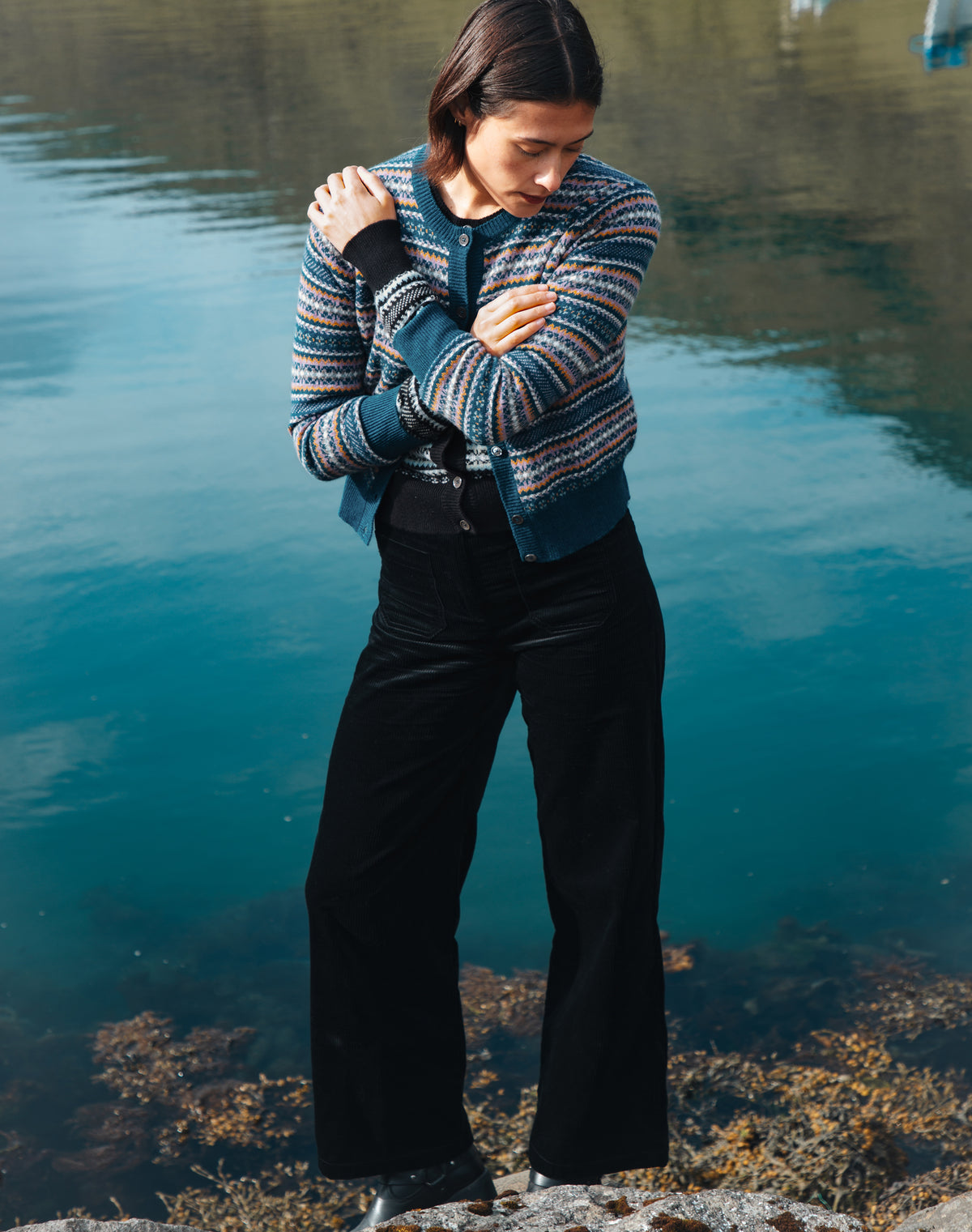 Organic Corduroy Patch Pocket Trousers