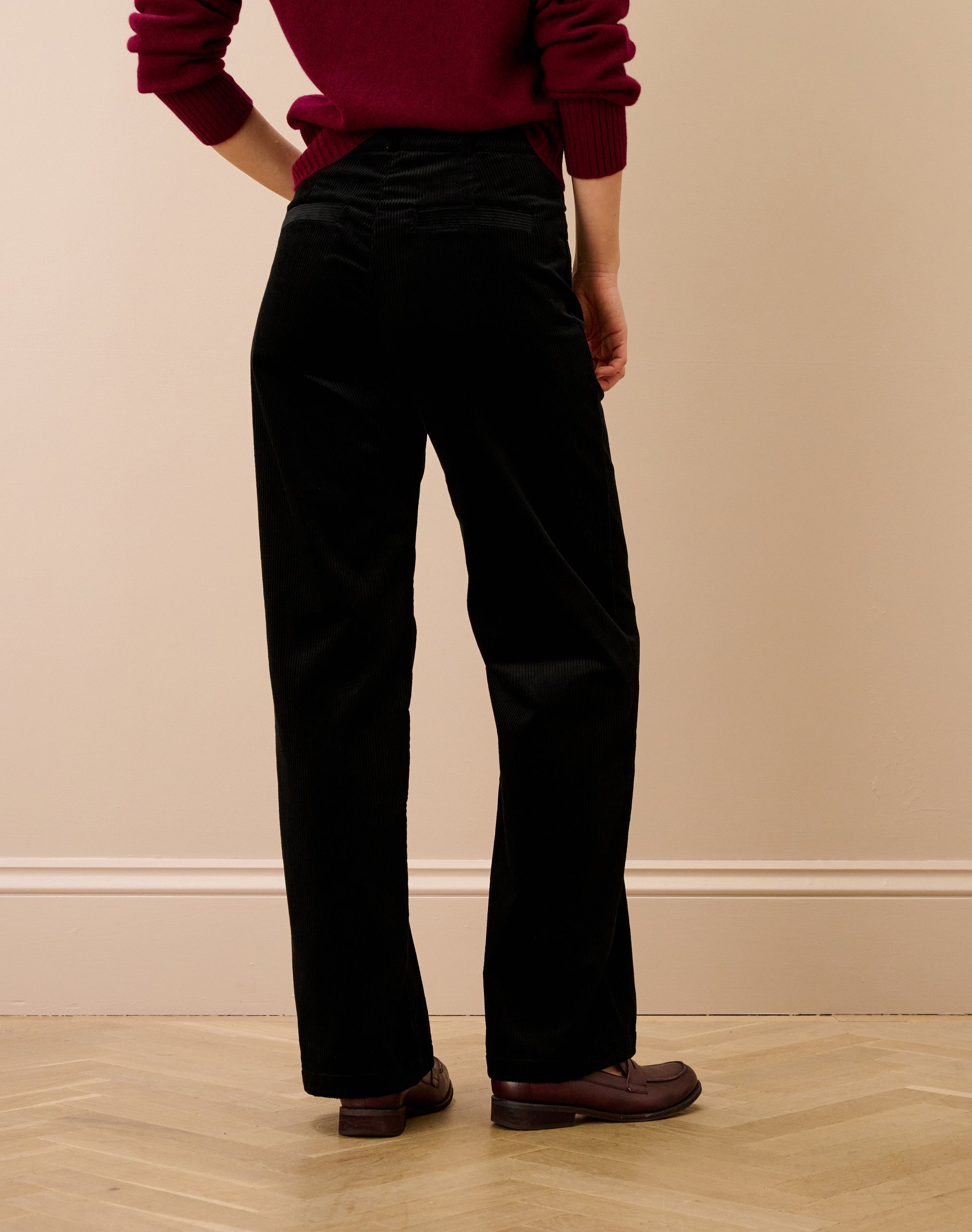 Organic Corduroy Patch Pocket Trousers