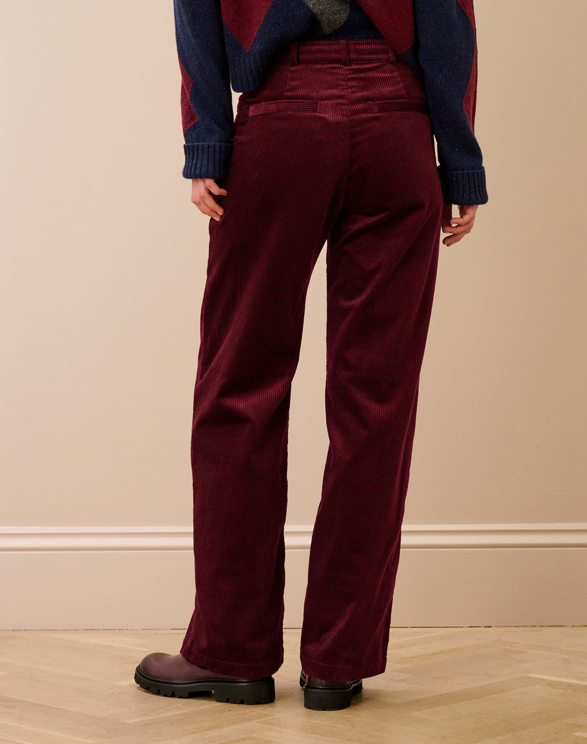 Organic Corduroy Patch Pocket Trousers