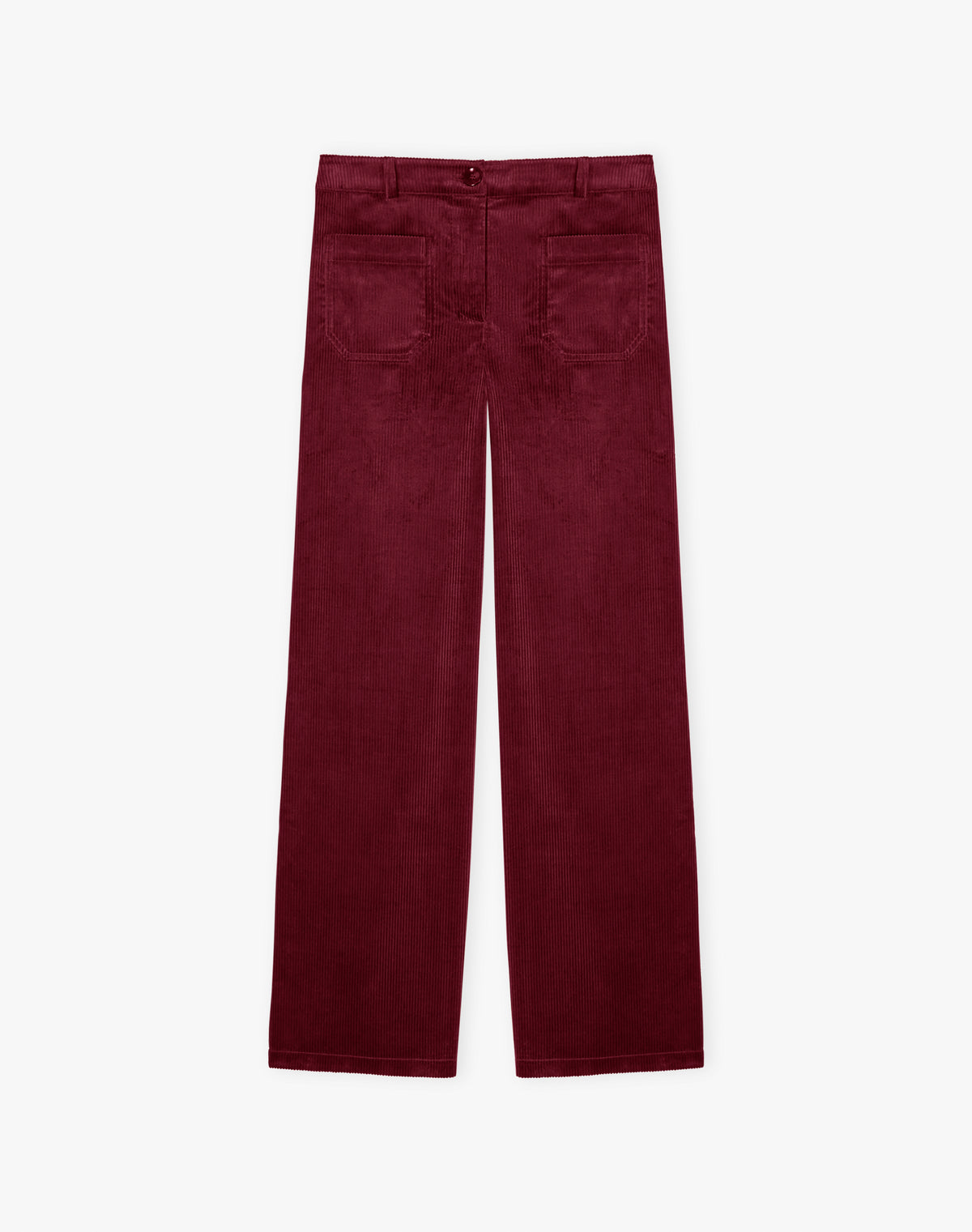 Organic Corduroy Patch Pocket Trousers