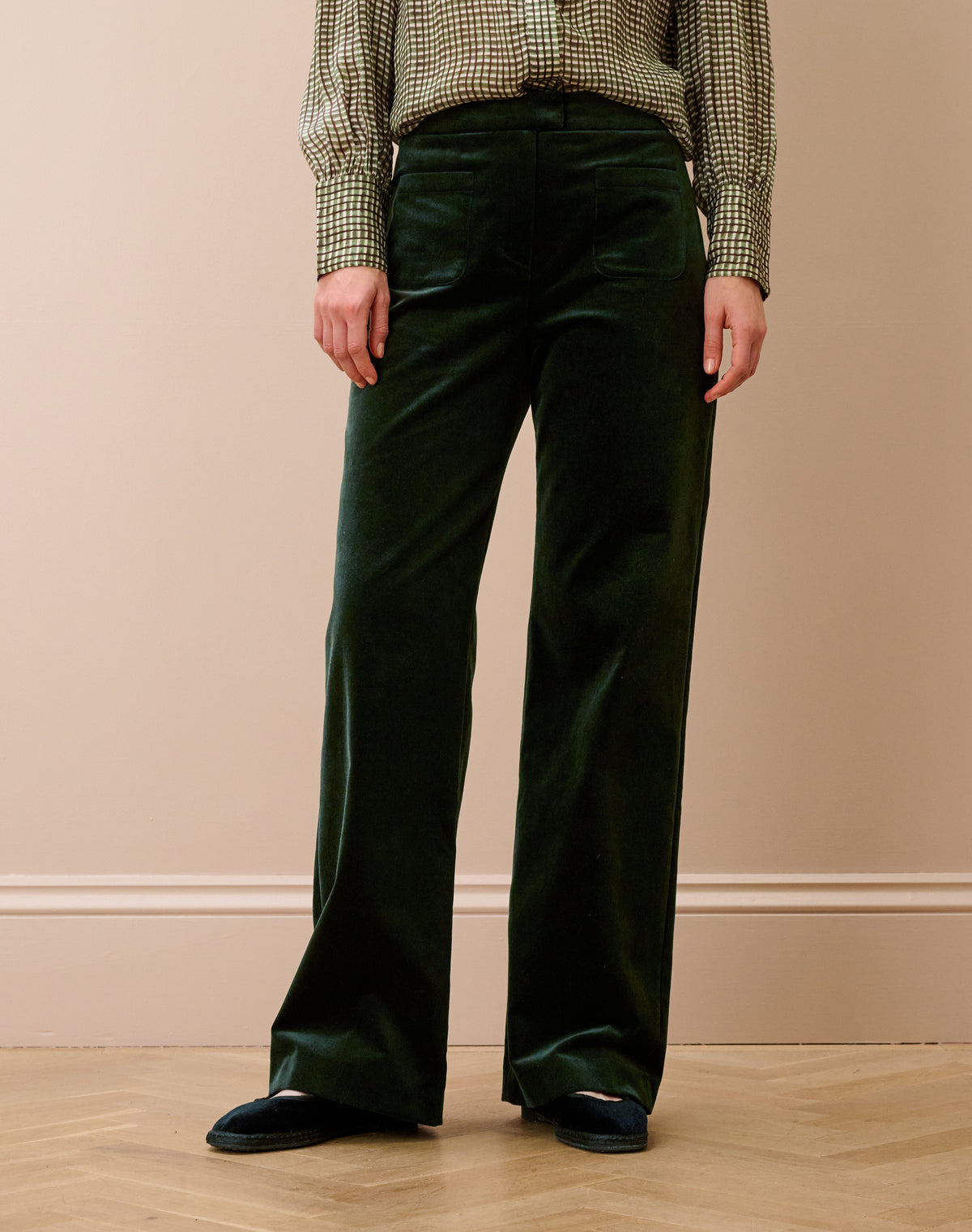 Cotton Velvet Trousers