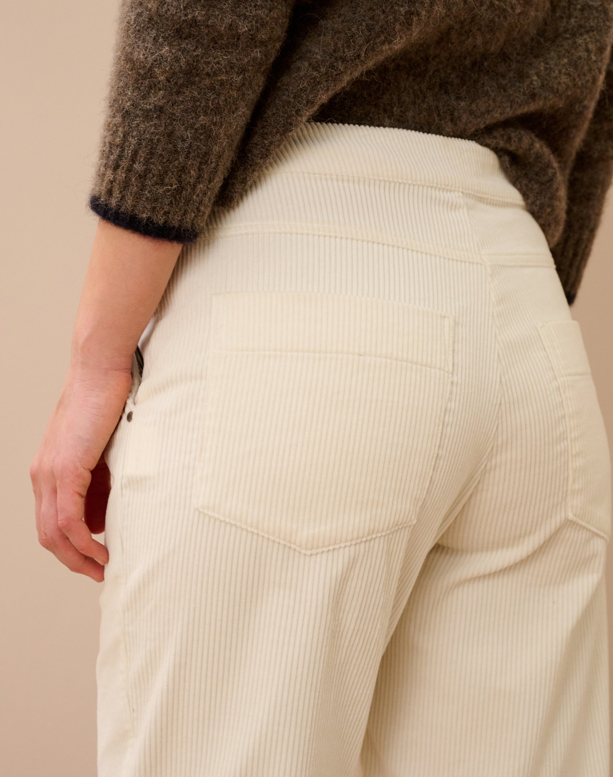 Organic Corduroy Tapered Leg Trousers