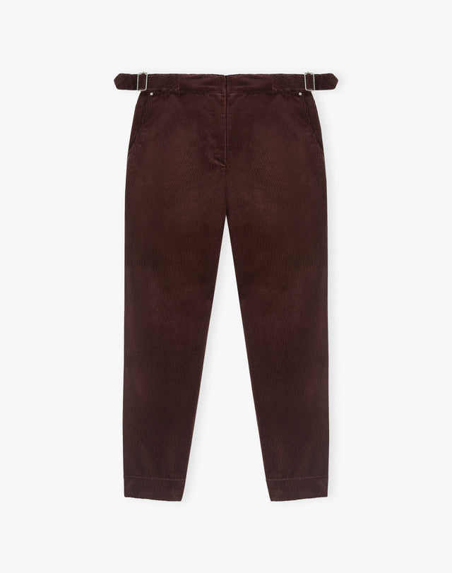 Organic Corduroy Tapered Leg Trousers