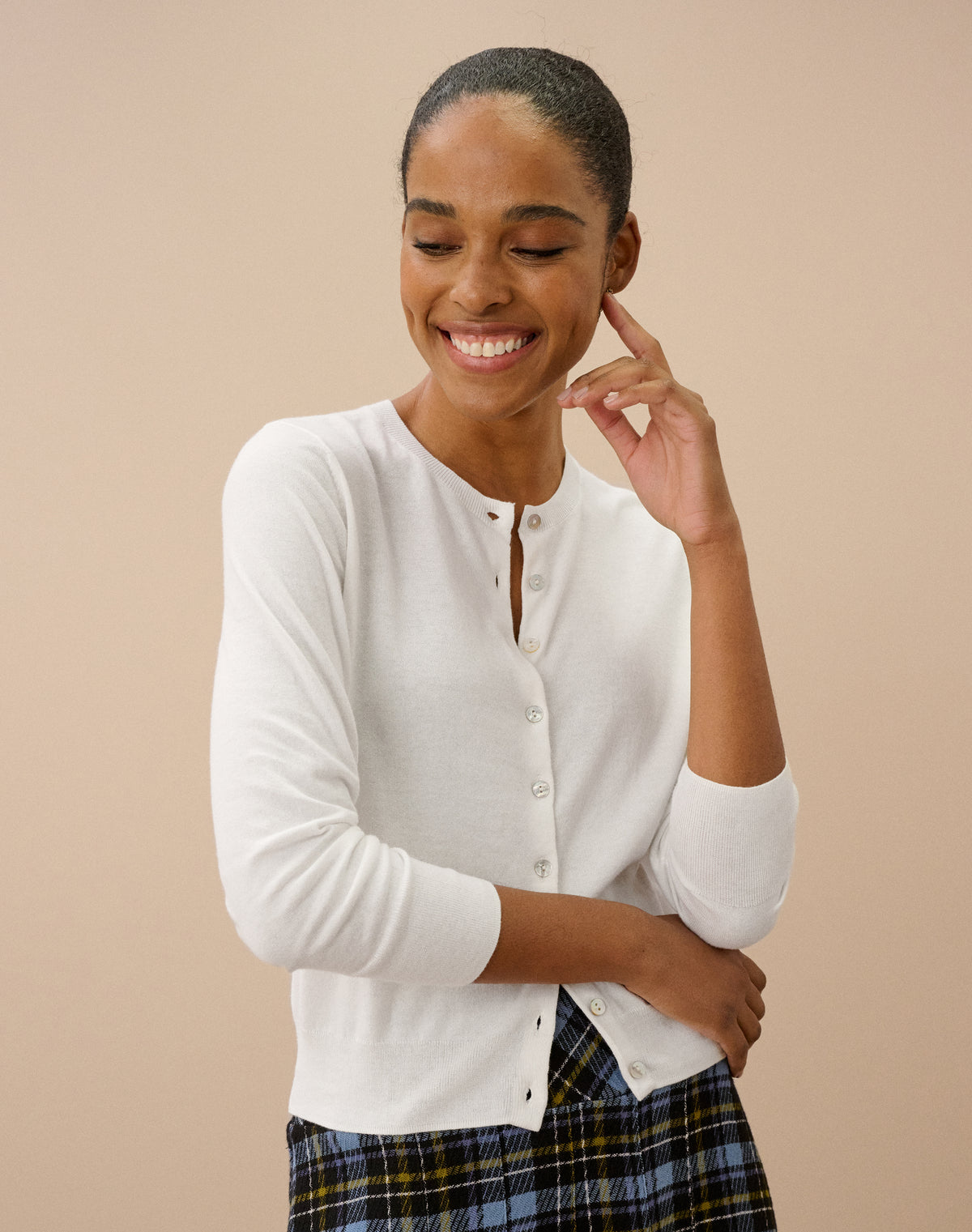 Cotton Knit Cardigan