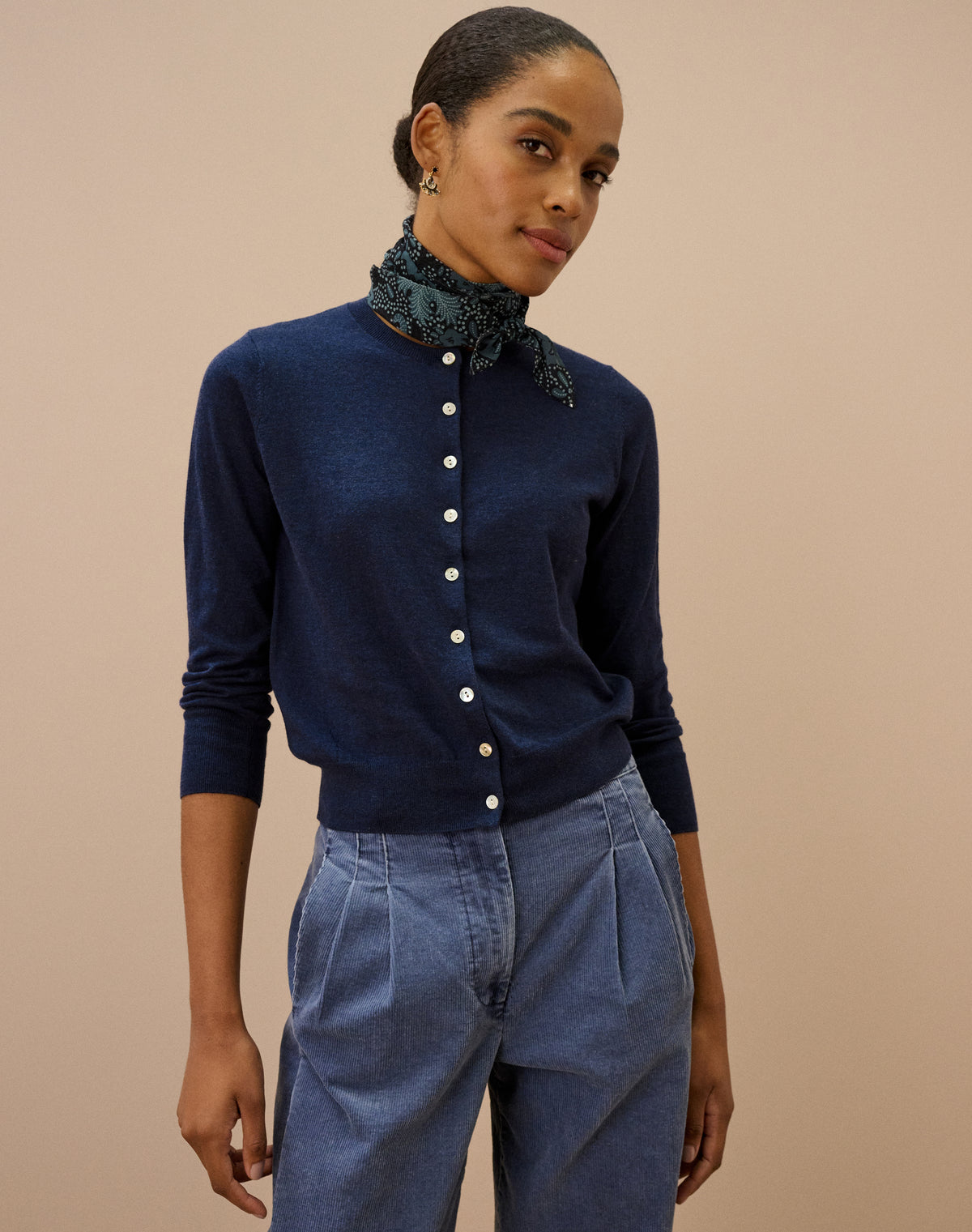 Cotton Knit Cardigan