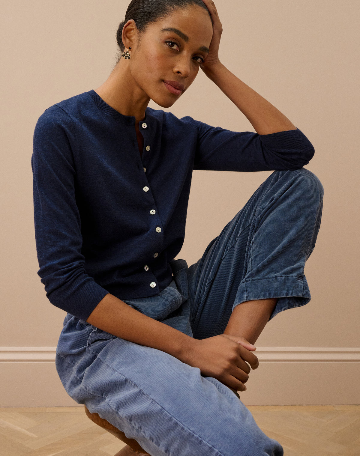 Cotton Knit Cardigan