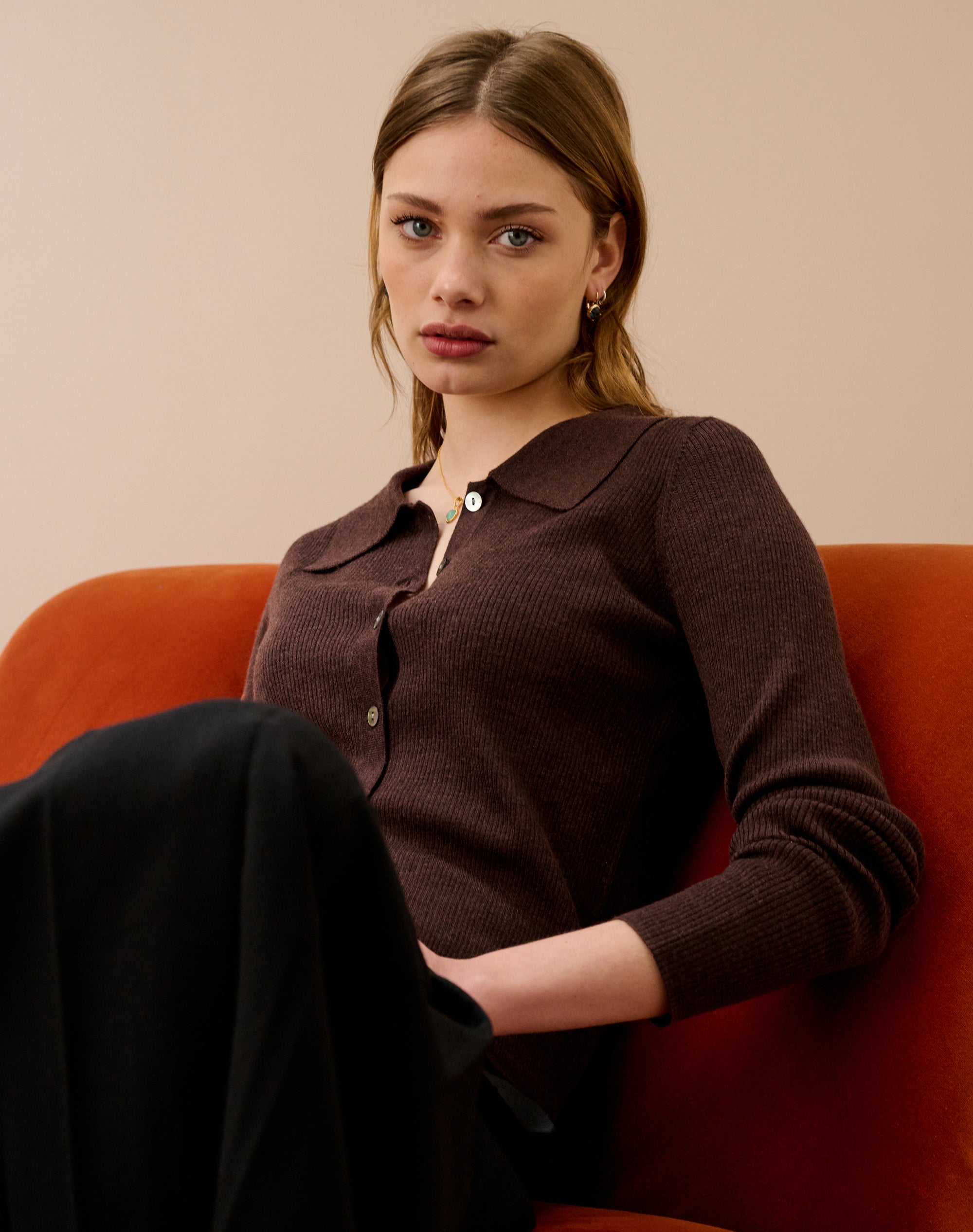 Merino Ribbed Cardigan