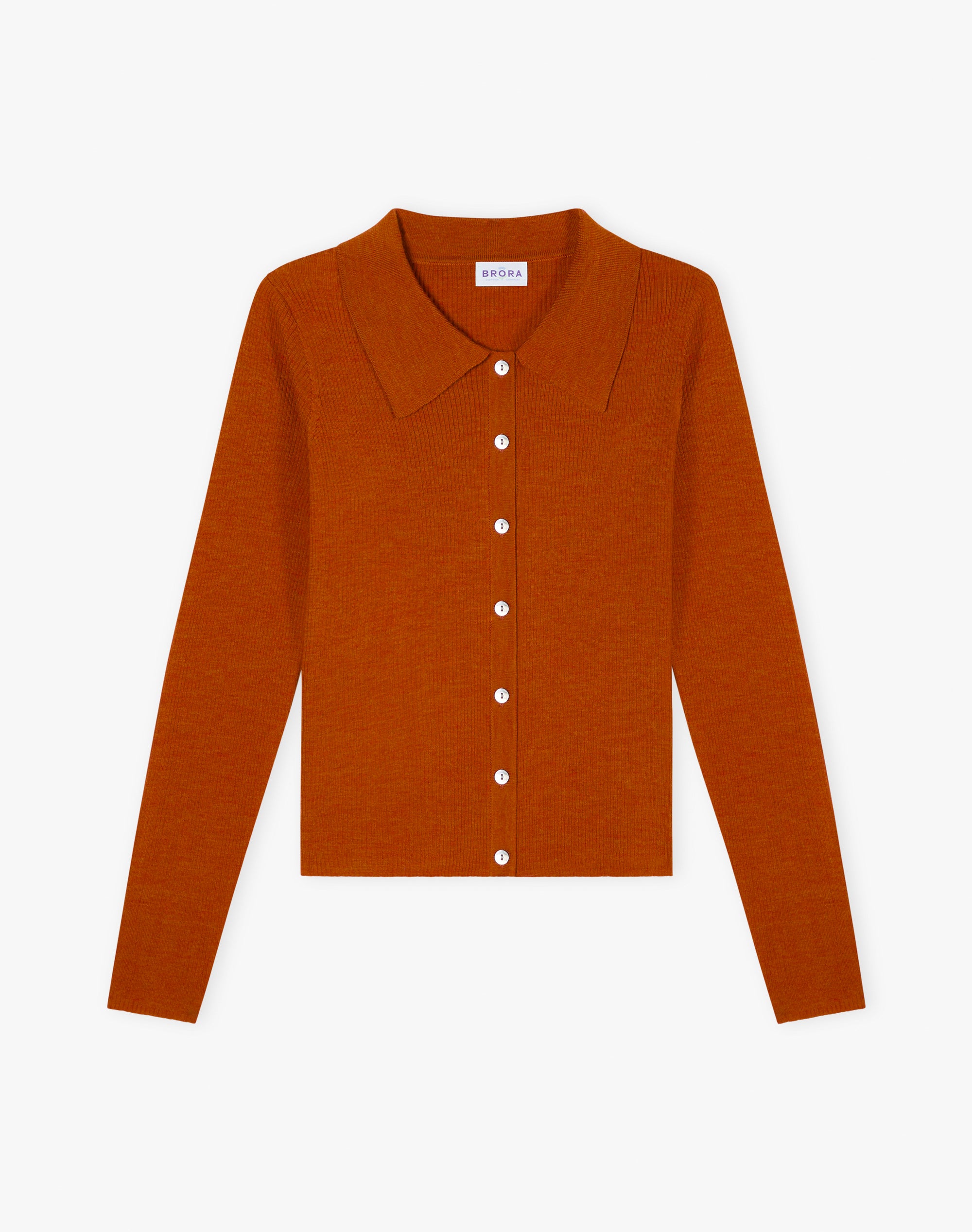 Merino Ribbed Cardigan