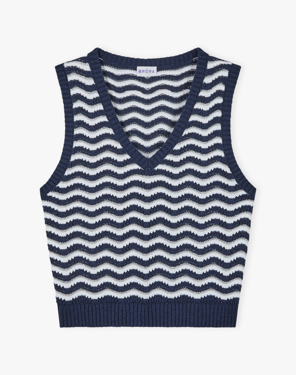 Cotton Wave Knit Tank