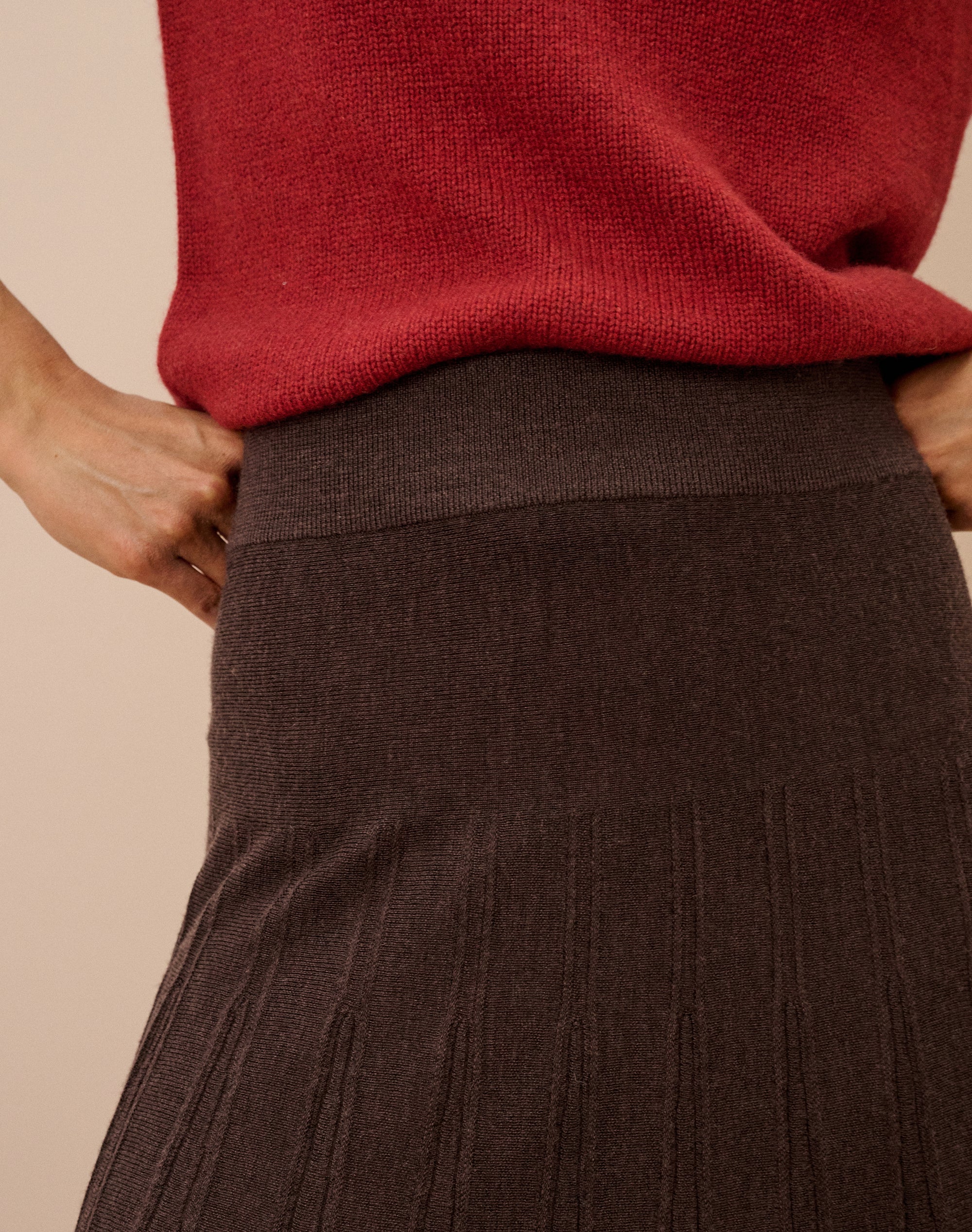 Merino Knitted Skirt