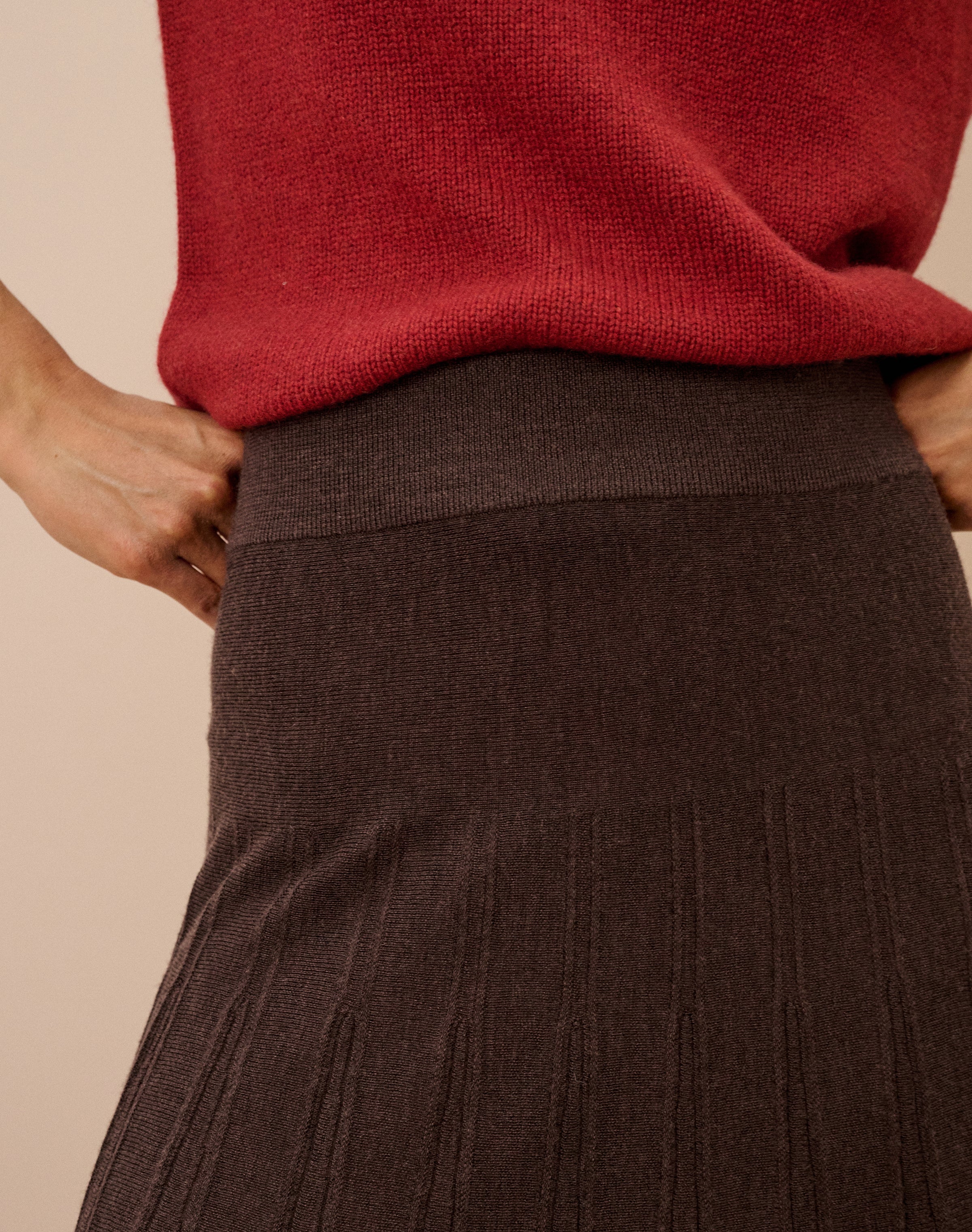 Merino Knitted Skirt