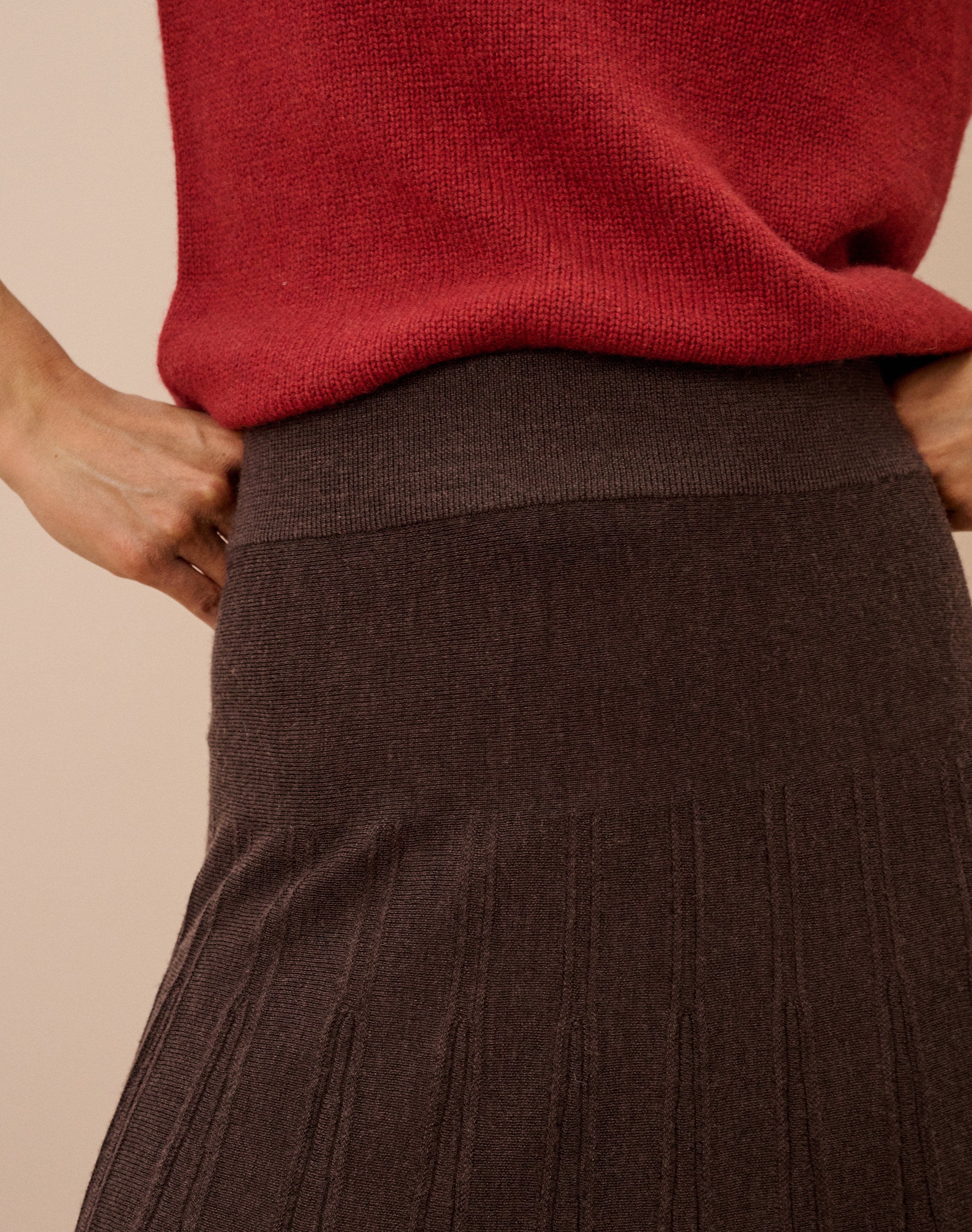 Merino Knitted Skirt