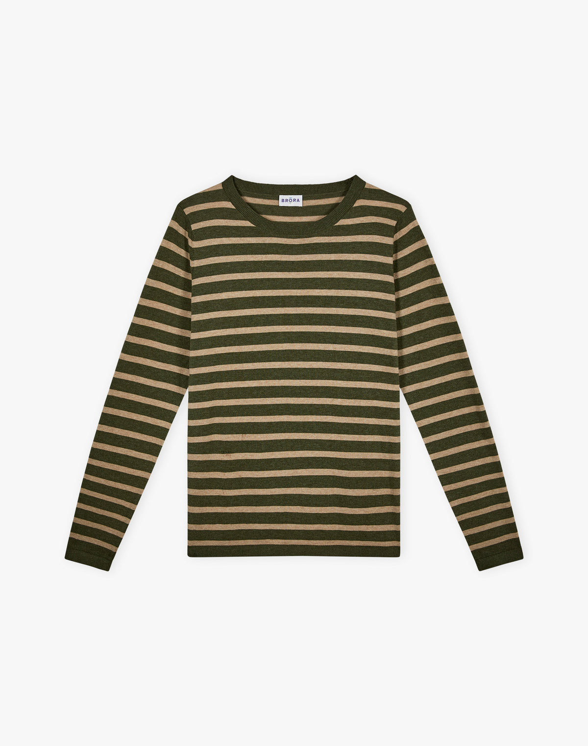 Cotton Knit Stripe T-Shirt