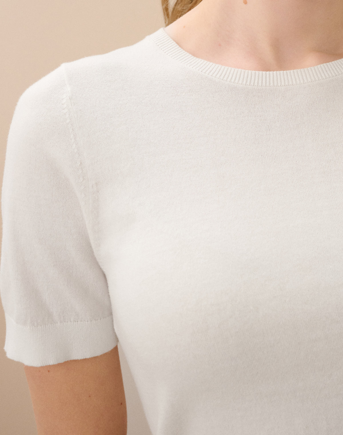 Cotton Knit Classic T-Shirt