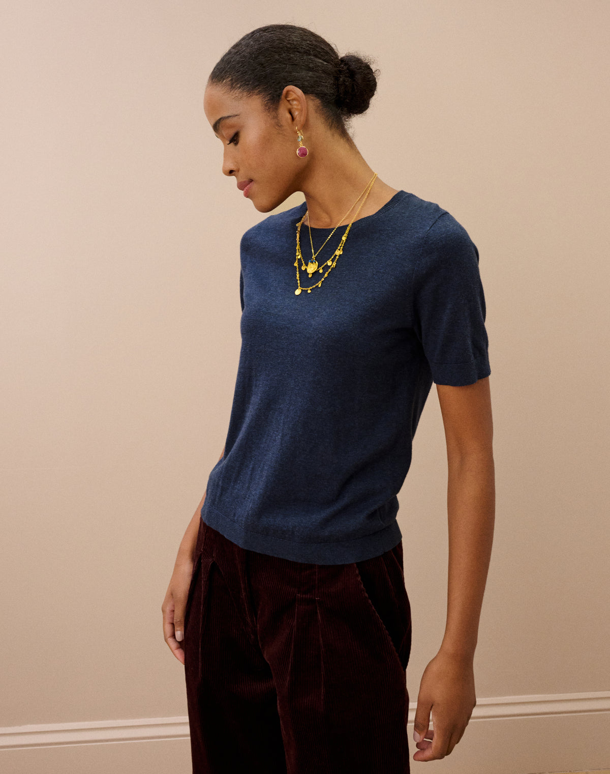 Cotton Knit Classic T-Shirt