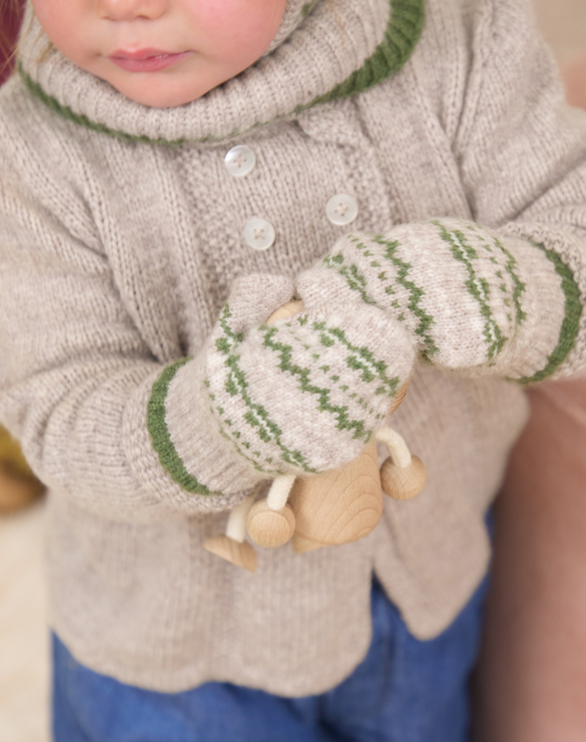 Cashmere Fair Isle Mittens