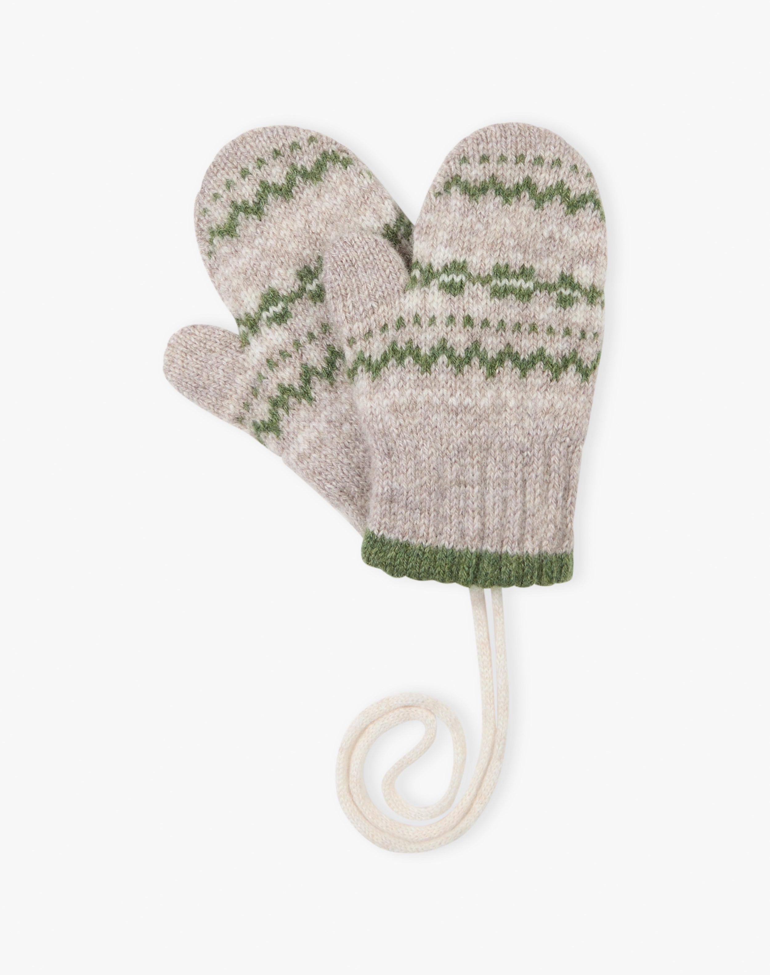 Cashmere Fair Isle Mittens