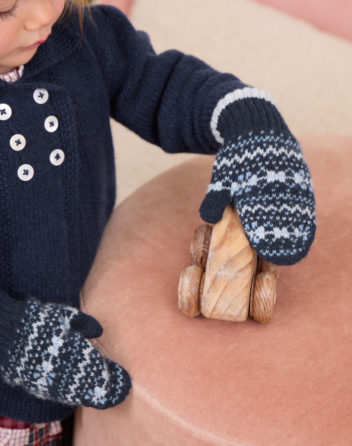 Cashmere Fair Isle Mittens