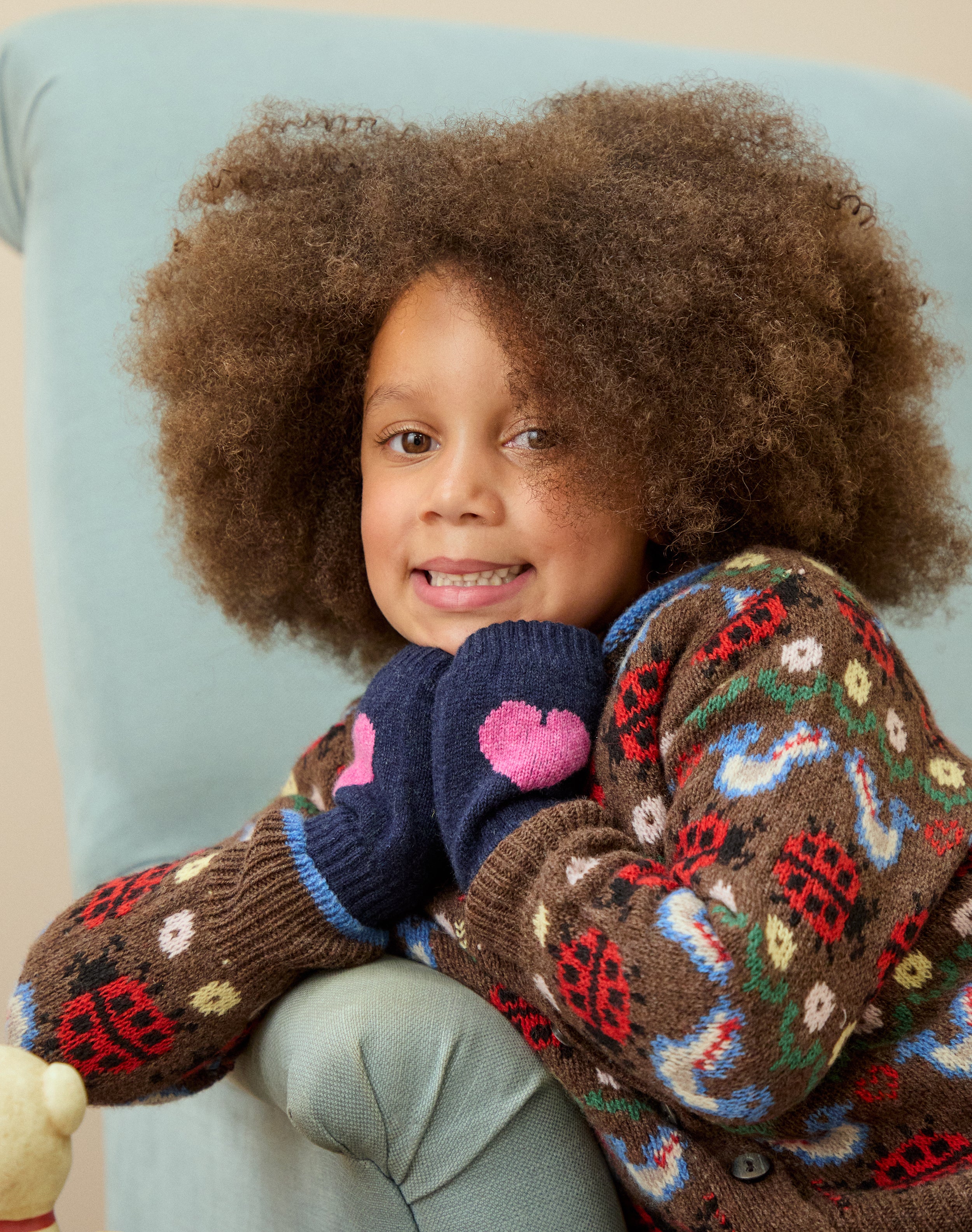Cashmere Heart Wristwarmers