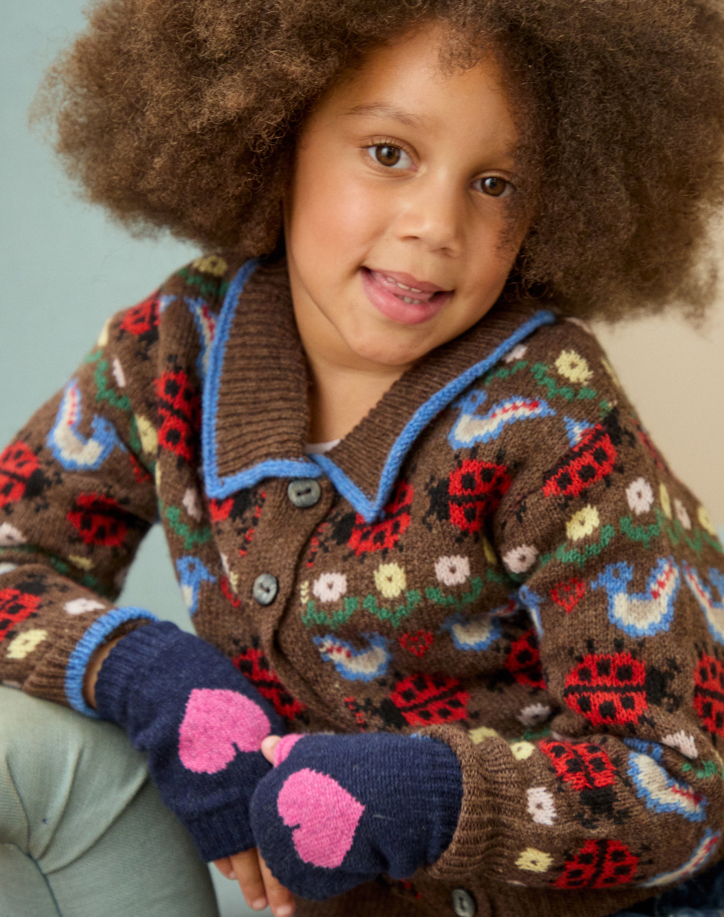Cashmere Heart Wristwarmers