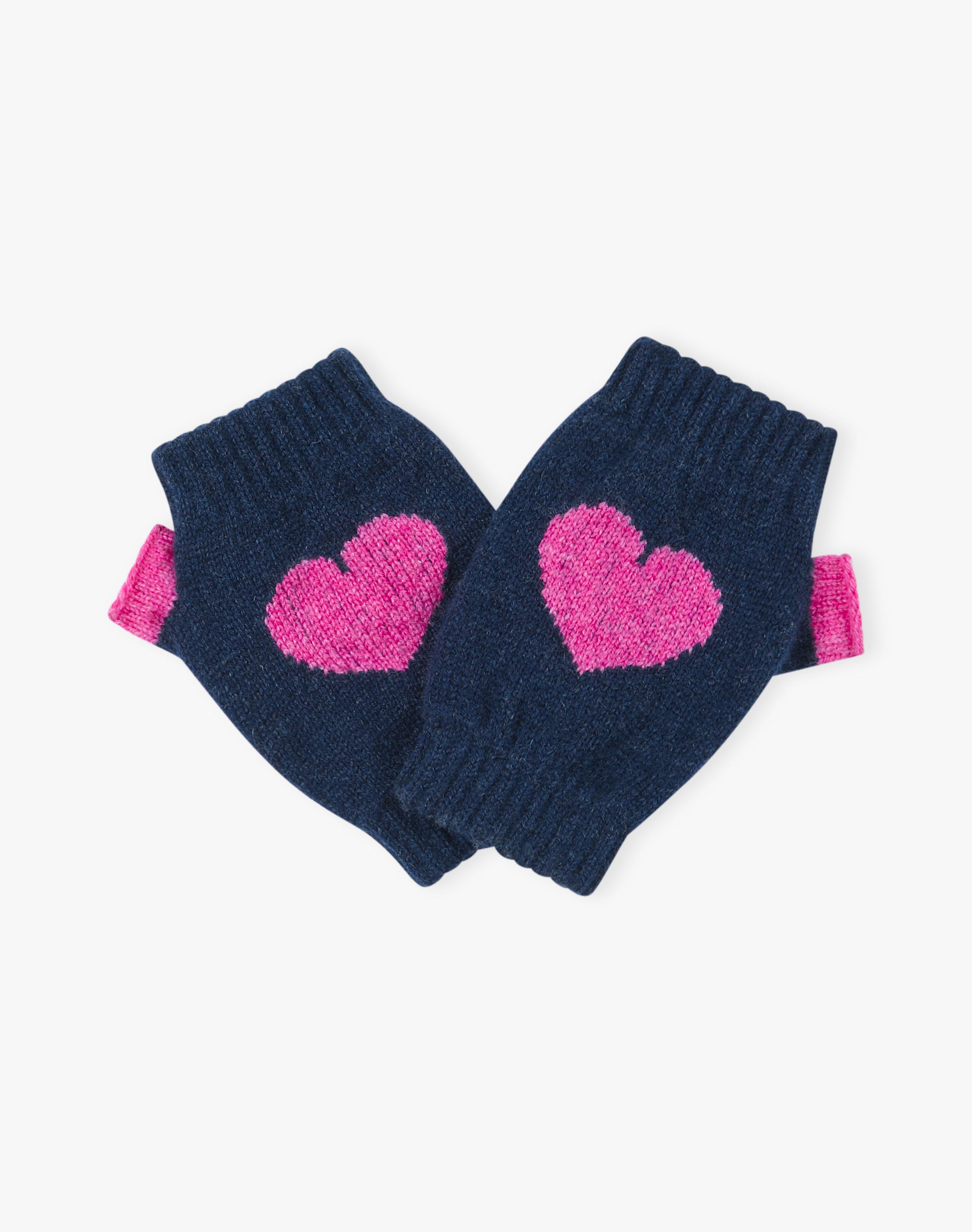 Cashmere Heart Wristwarmers