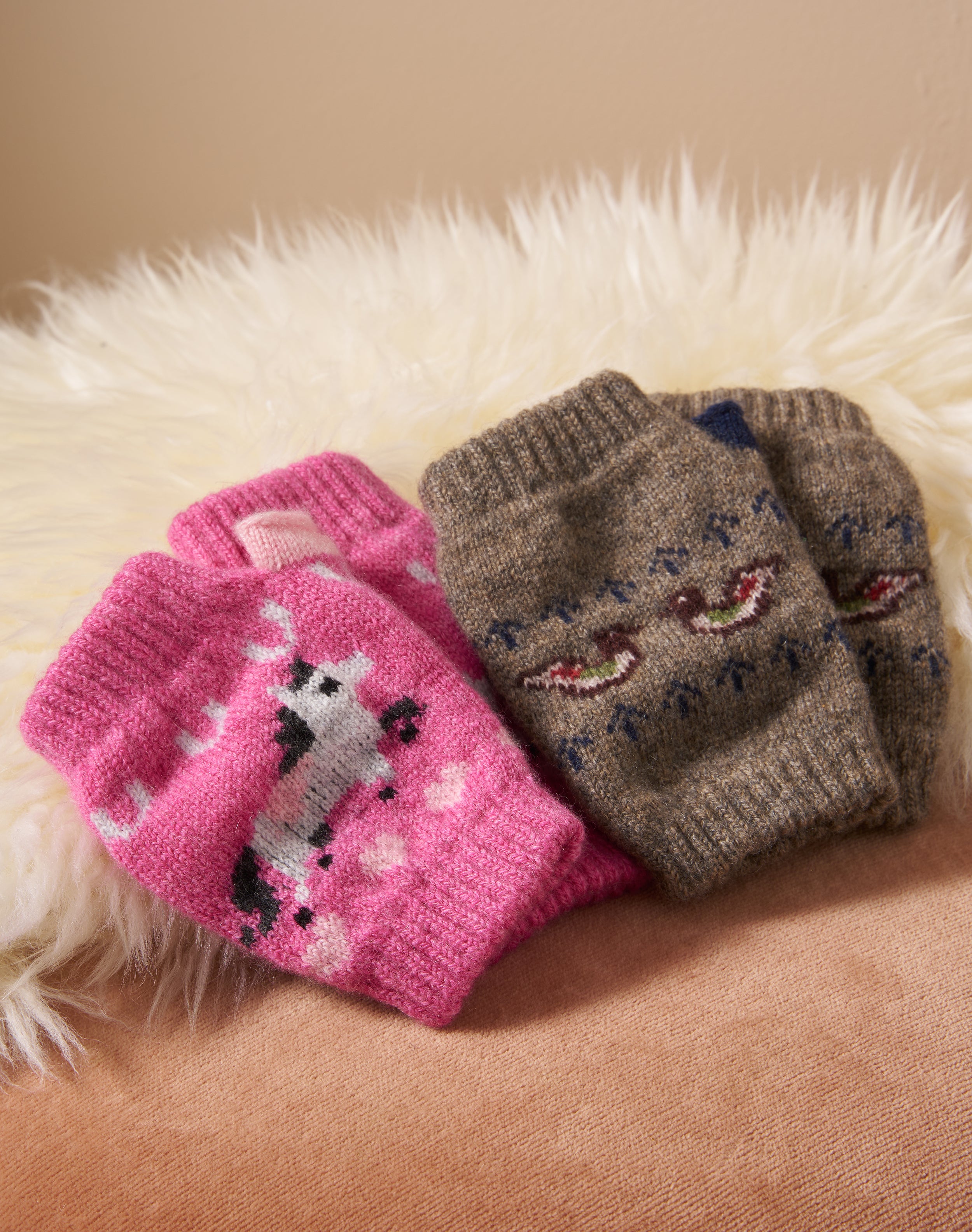 Cashmere Pony Wristwarmers