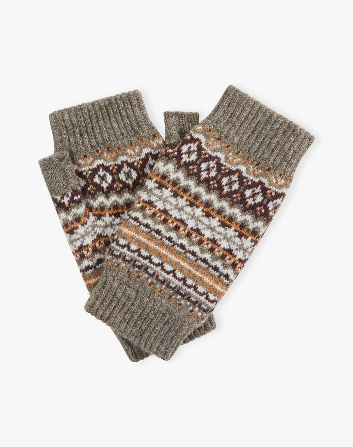 Women's Cashmere Fair Isle Wristwarmers
