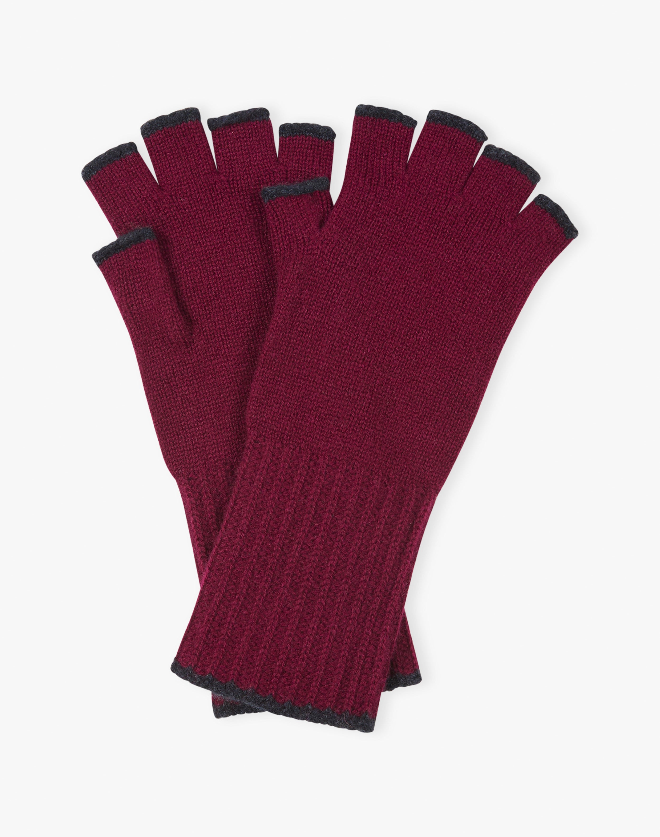 Women's Cashmere Fingerless Gloves