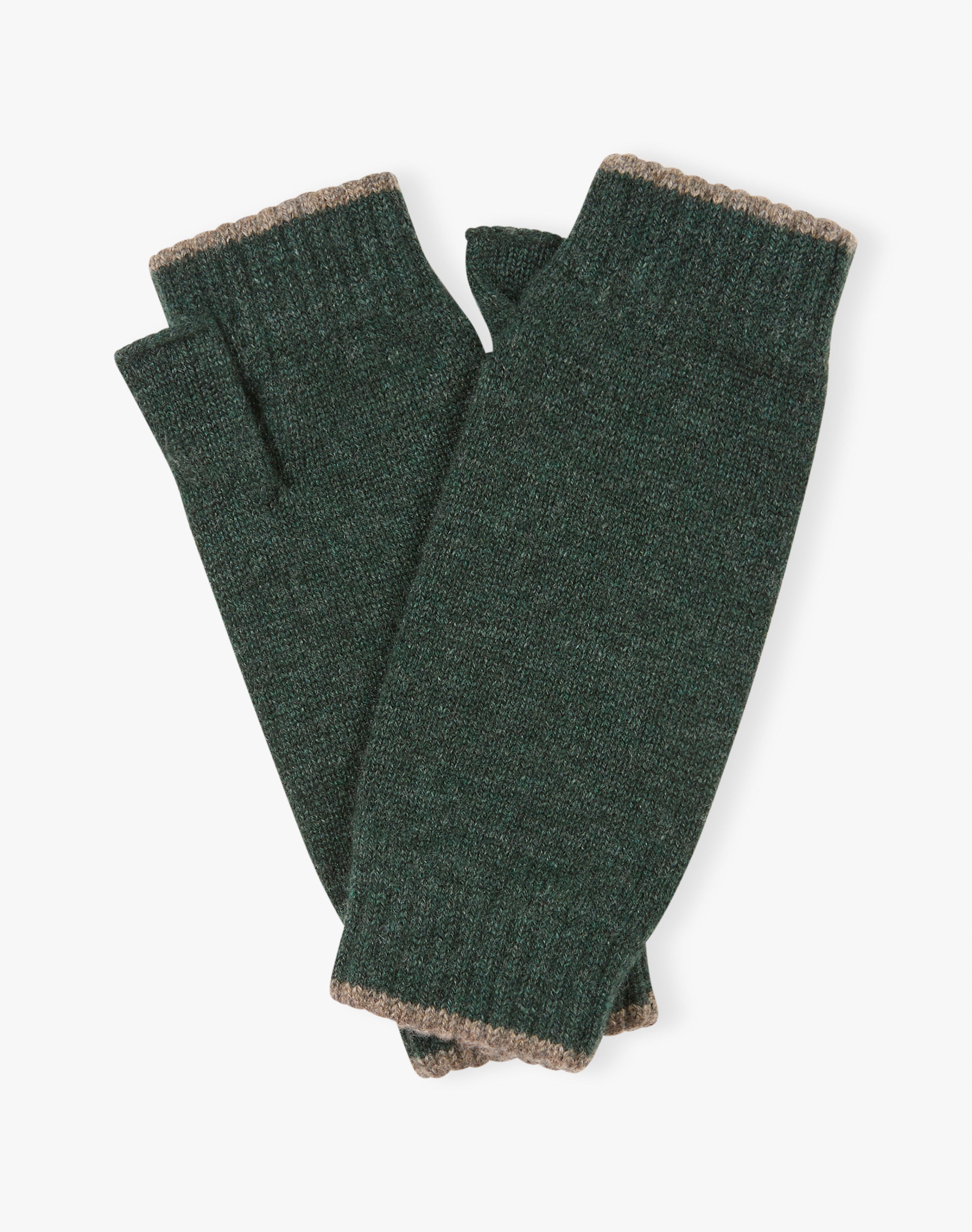 Men's Cashmere Tipped Wristwarmers