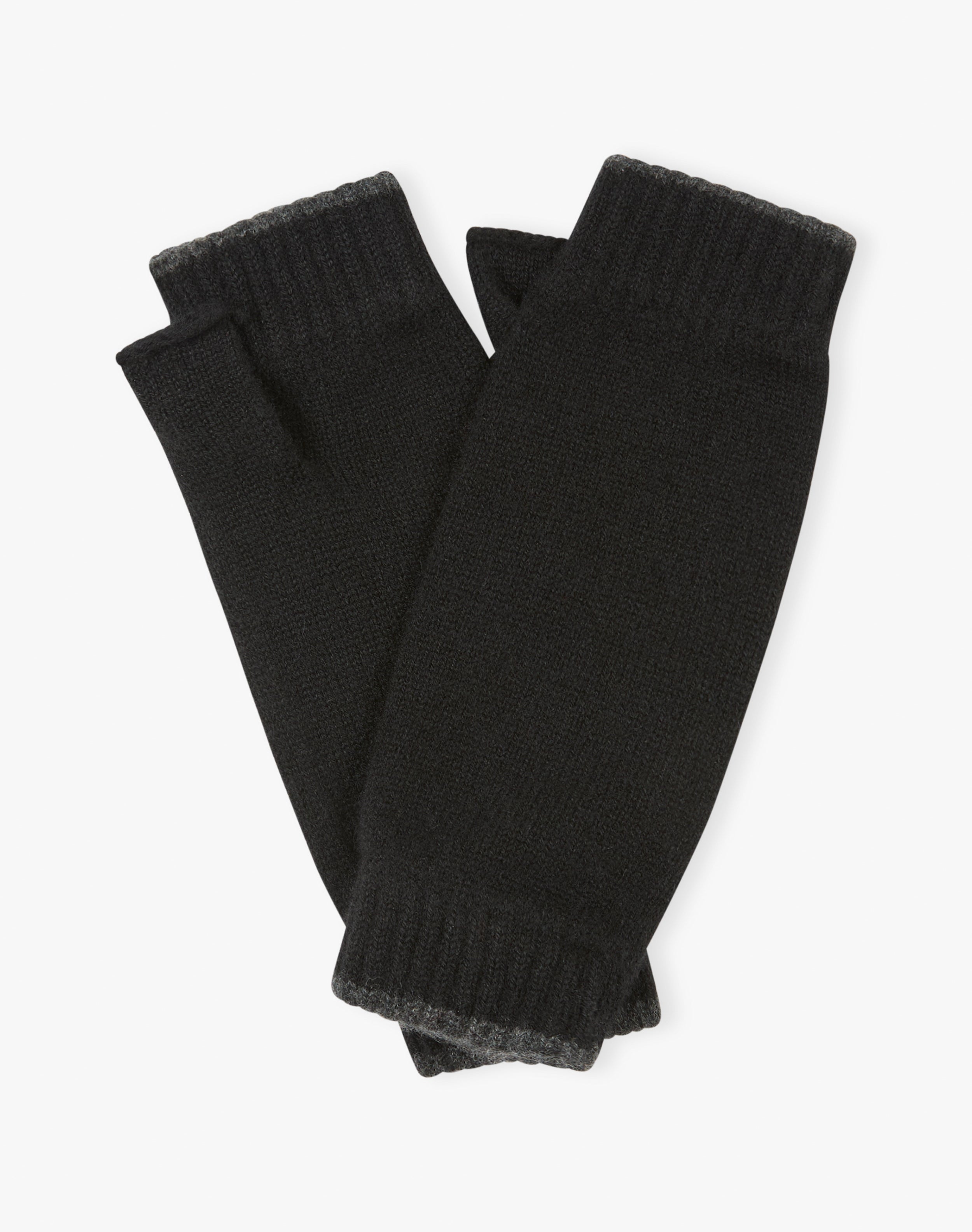 Men's Cashmere Tipped Wristwarmers