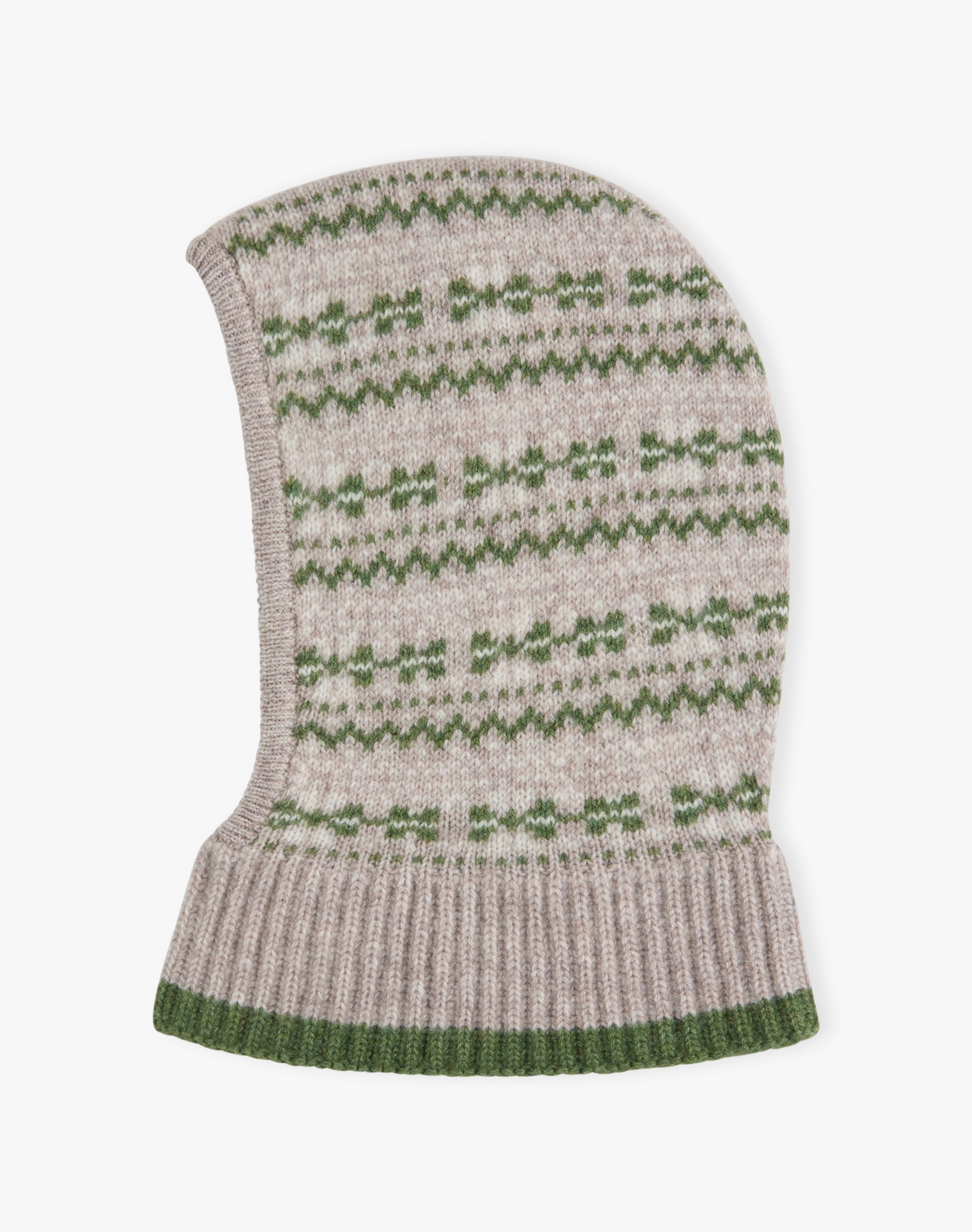 Cashmere Fair Isle Balaclava
