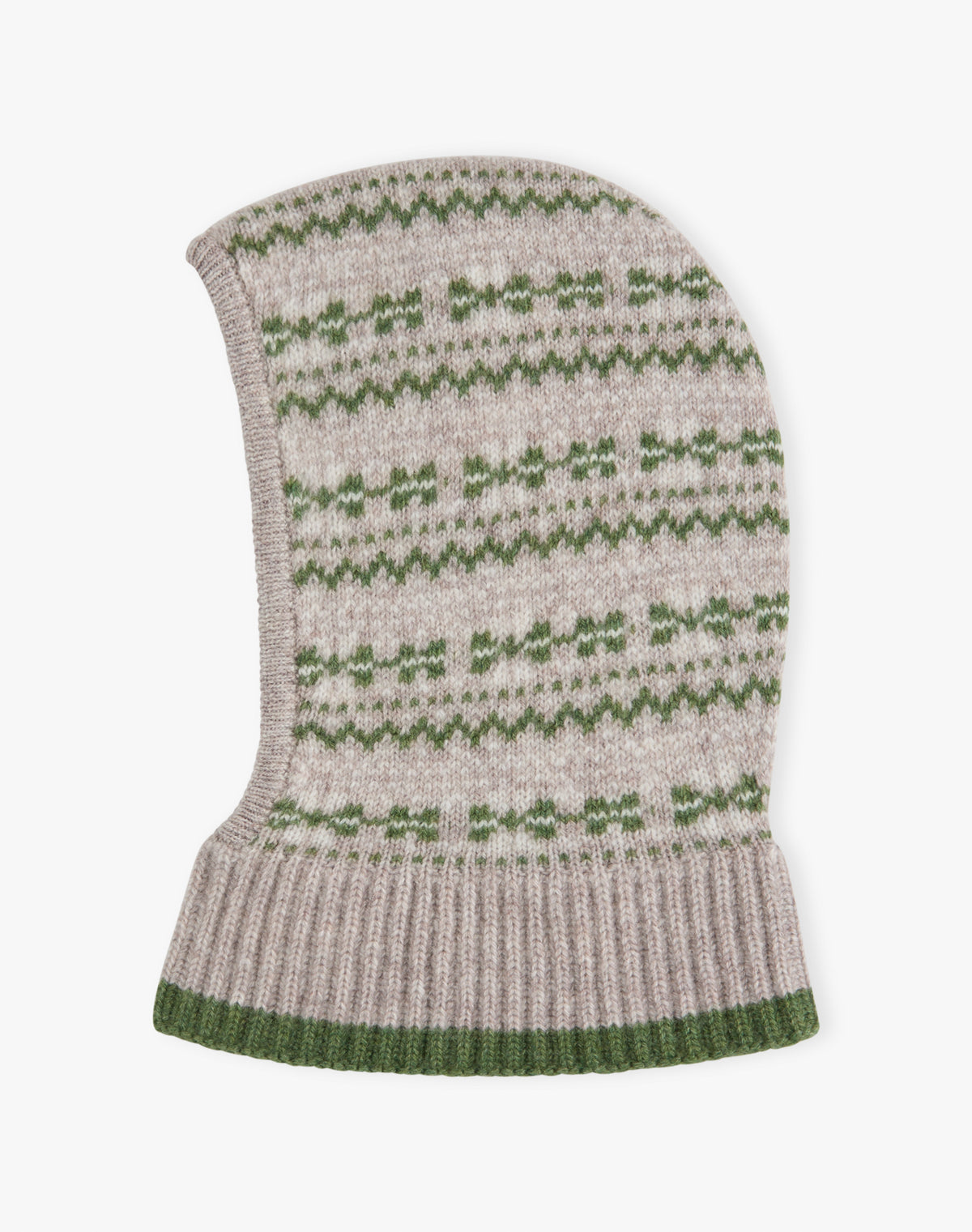 Cashmere Fair Isle Balaclava