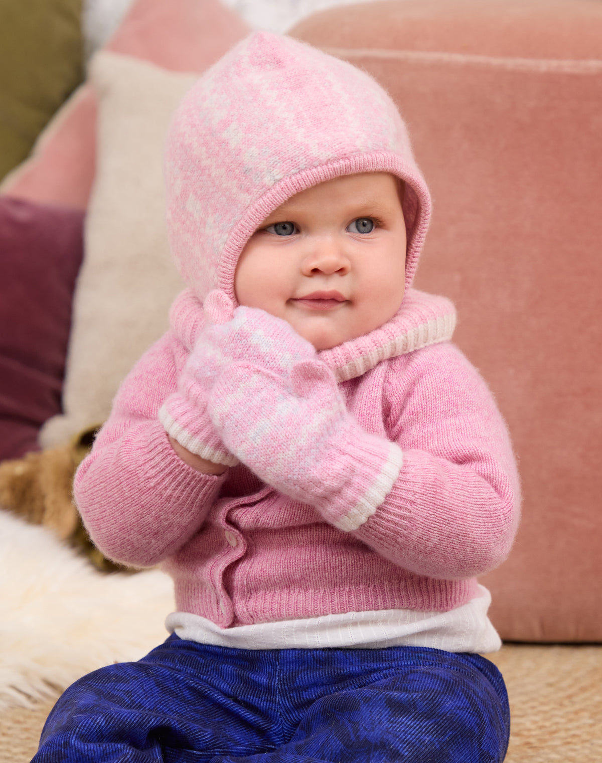 Cashmere Fair Isle Balaclava