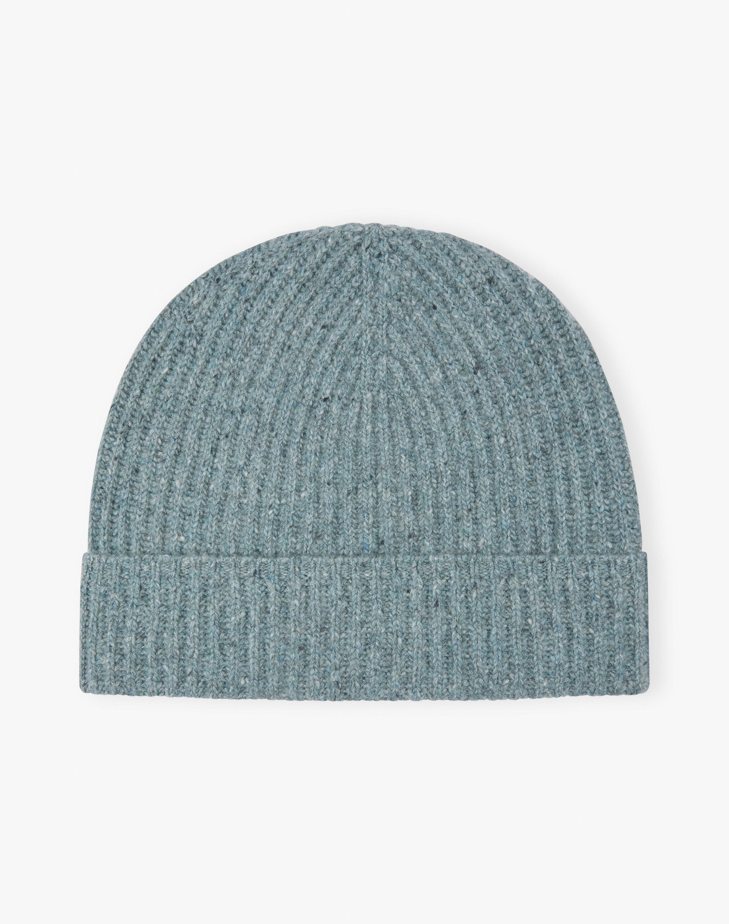 Cashmere Donegal Ribbed Hat