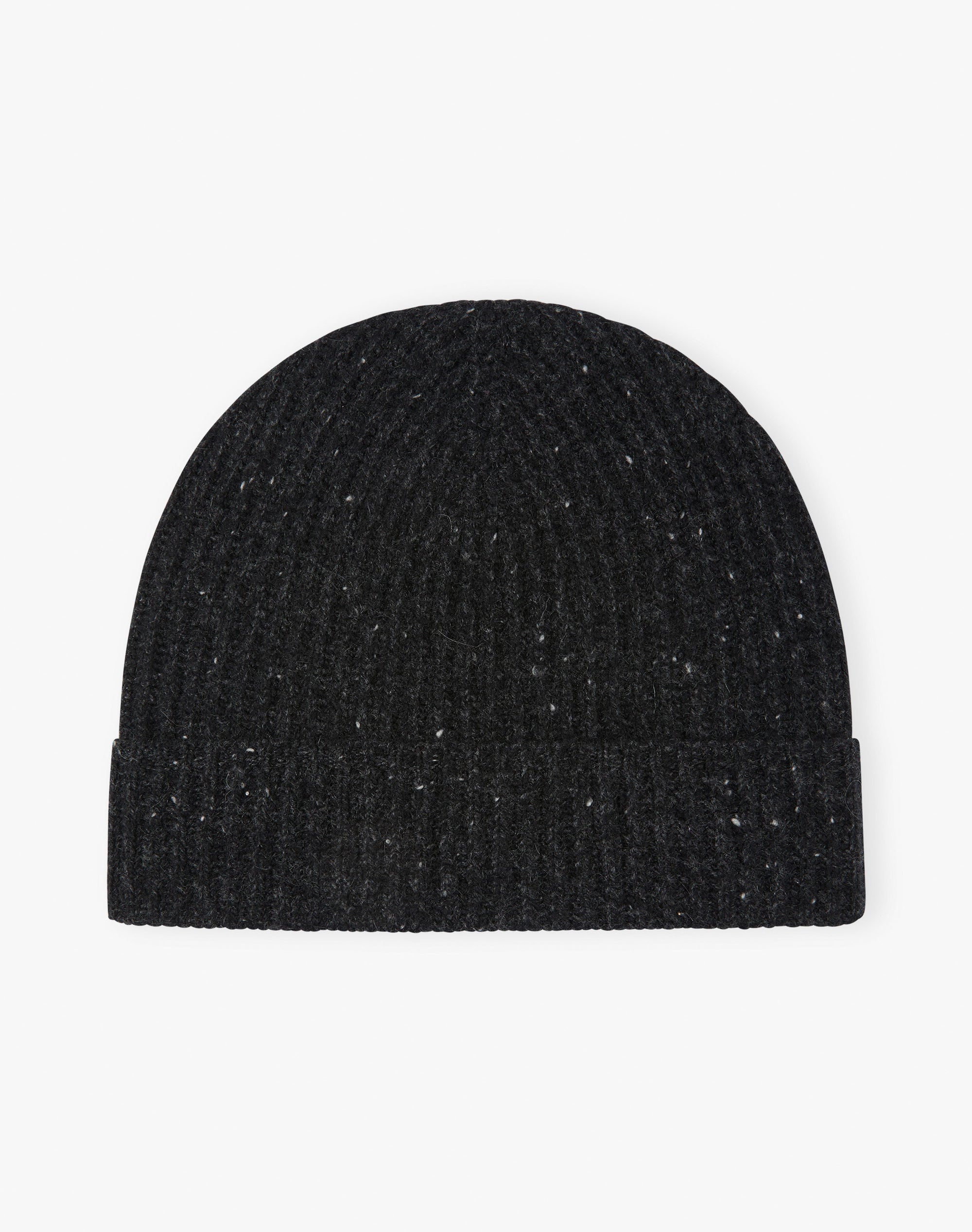 Cashmere Donegal Ribbed Hat