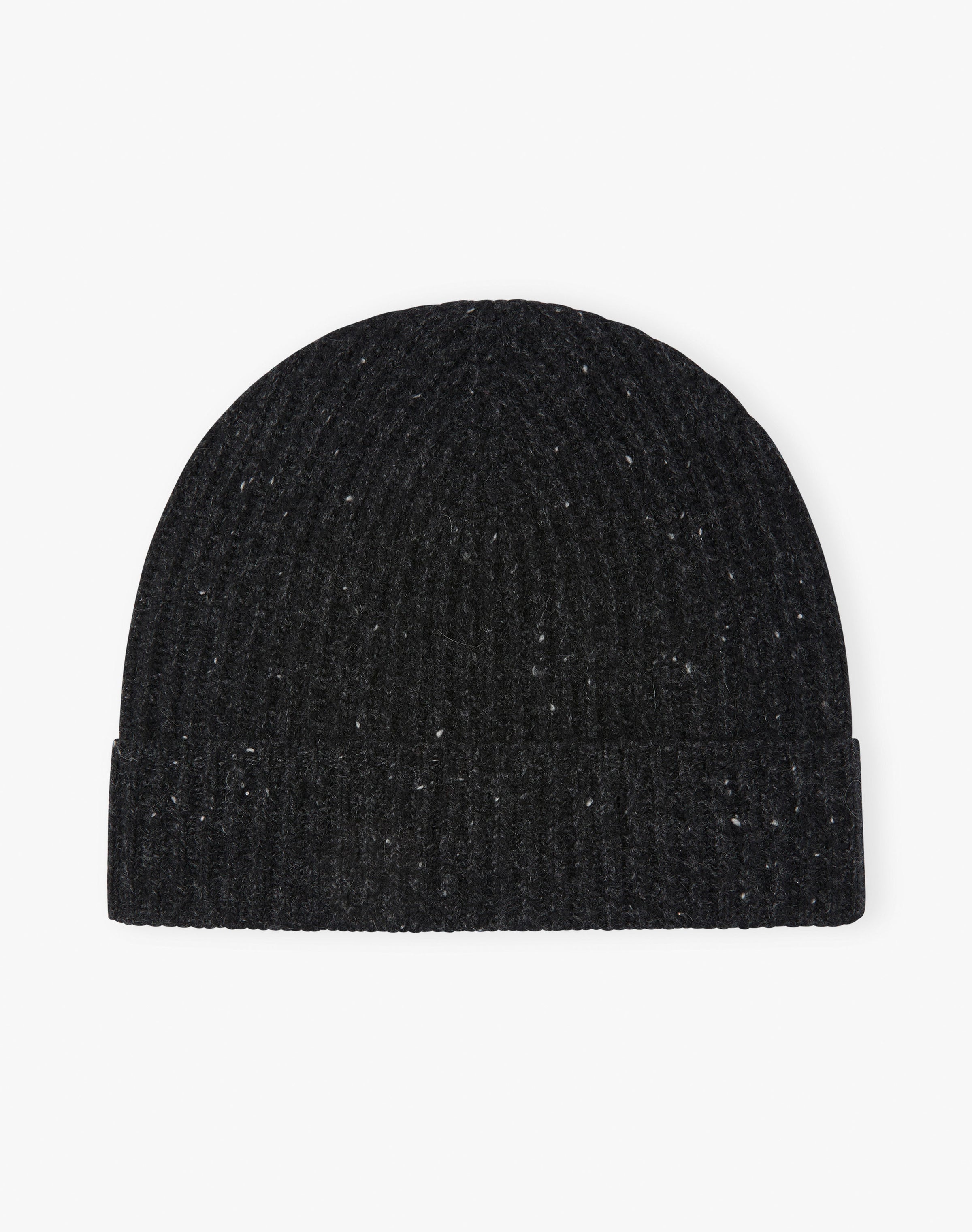 Cashmere Donegal Ribbed Hat