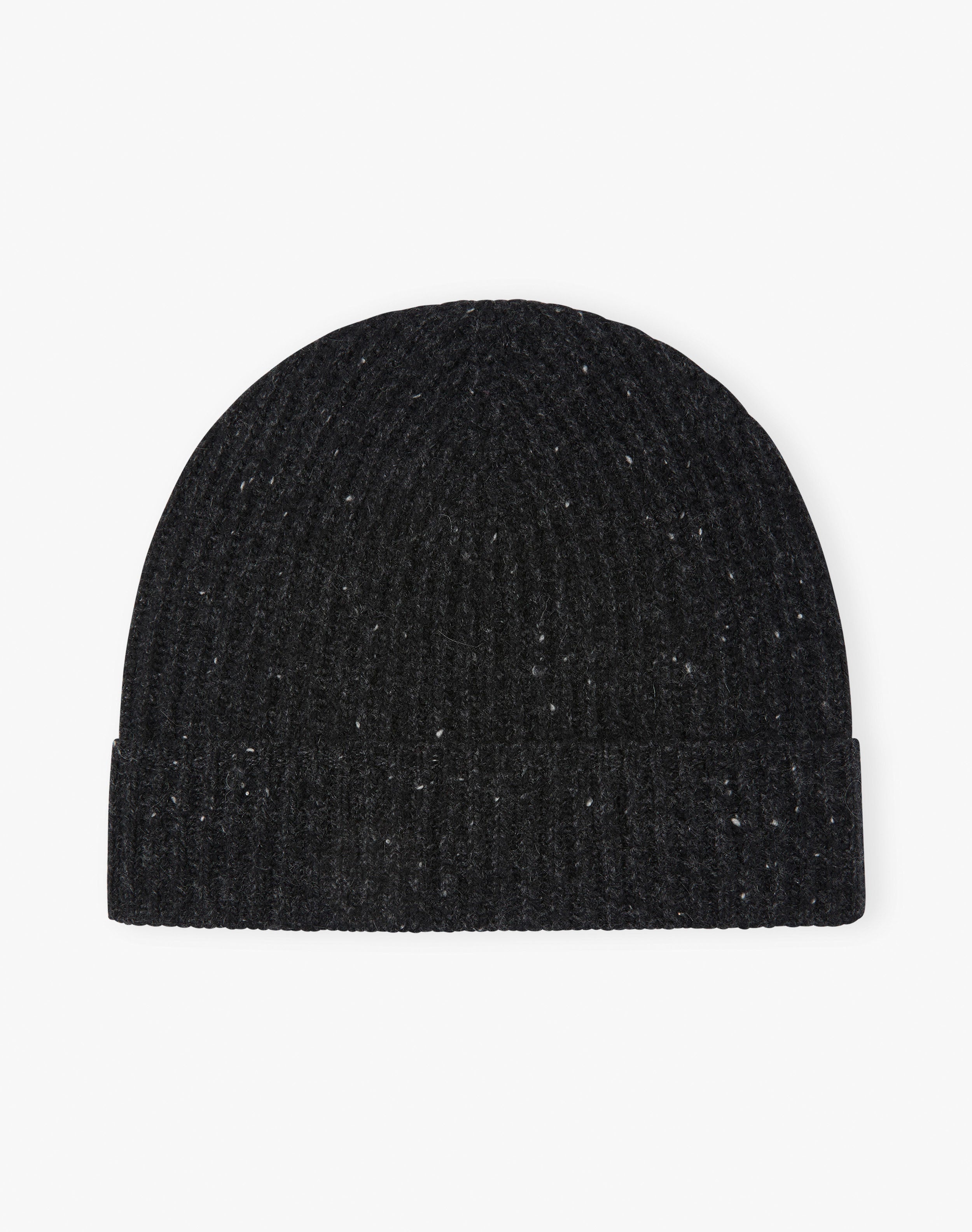 Cashmere Donegal Ribbed Hat