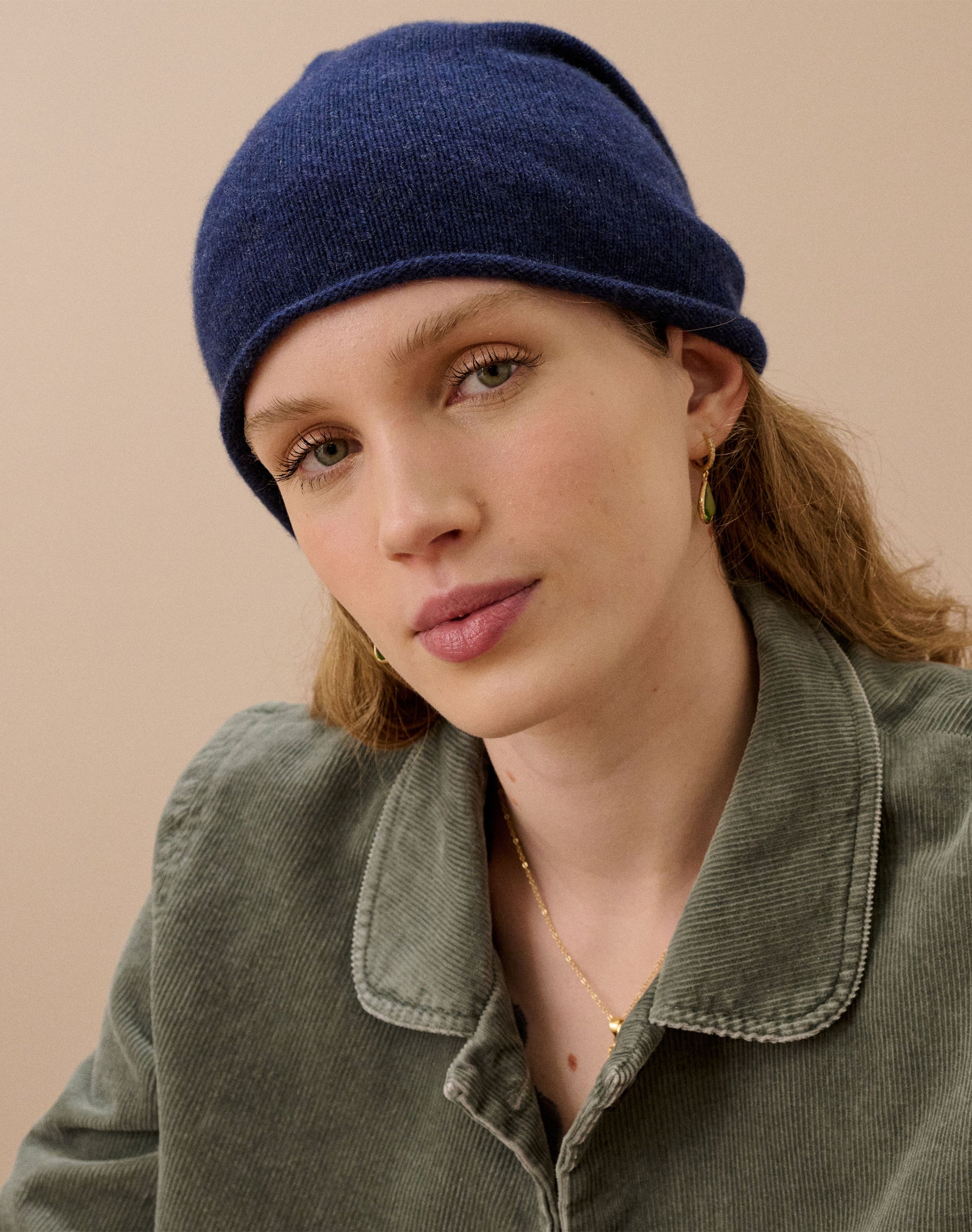 Cashmere Slouchy Hat