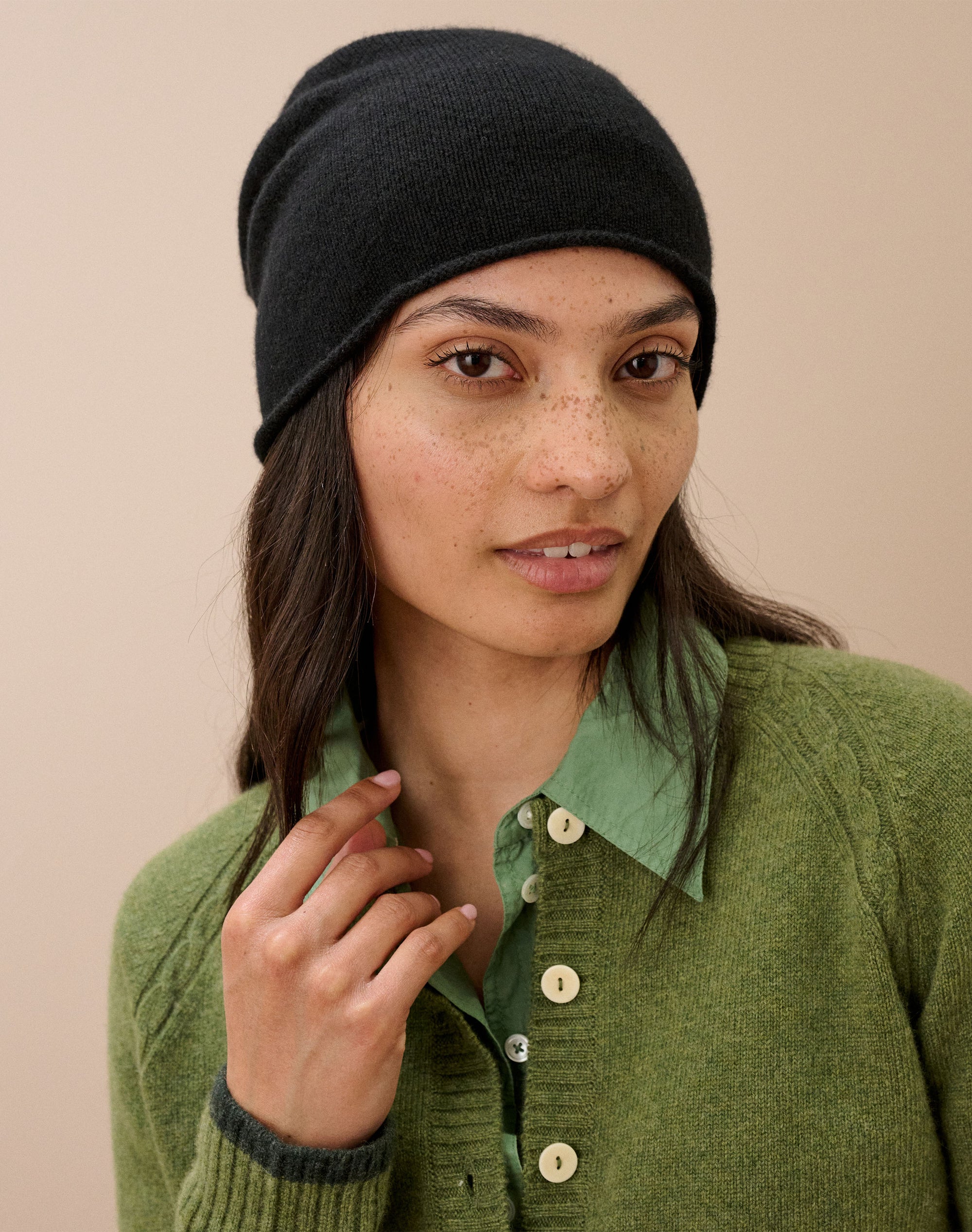 Cashmere Slouchy Hat