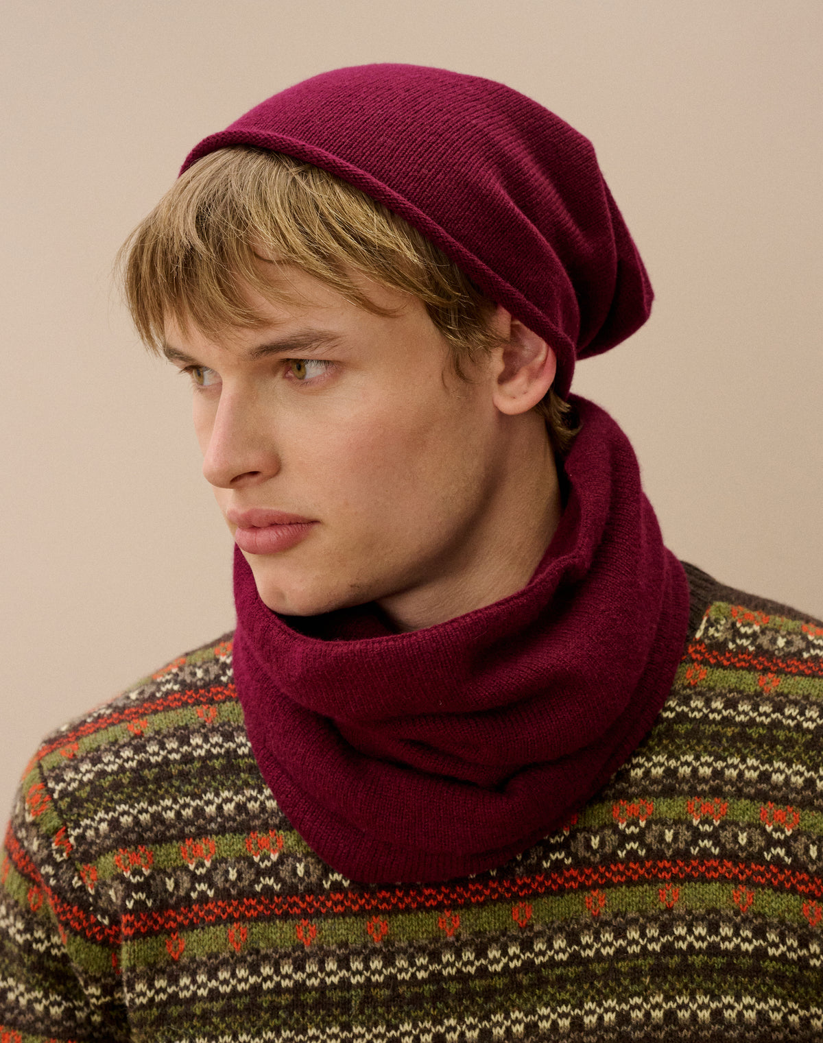 Cashmere Slouchy Hat