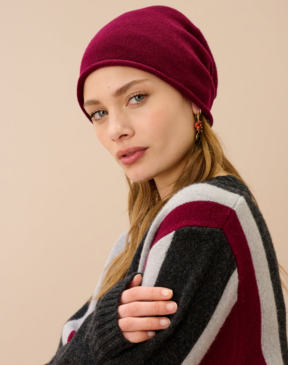 Cashmere Slouchy Hat