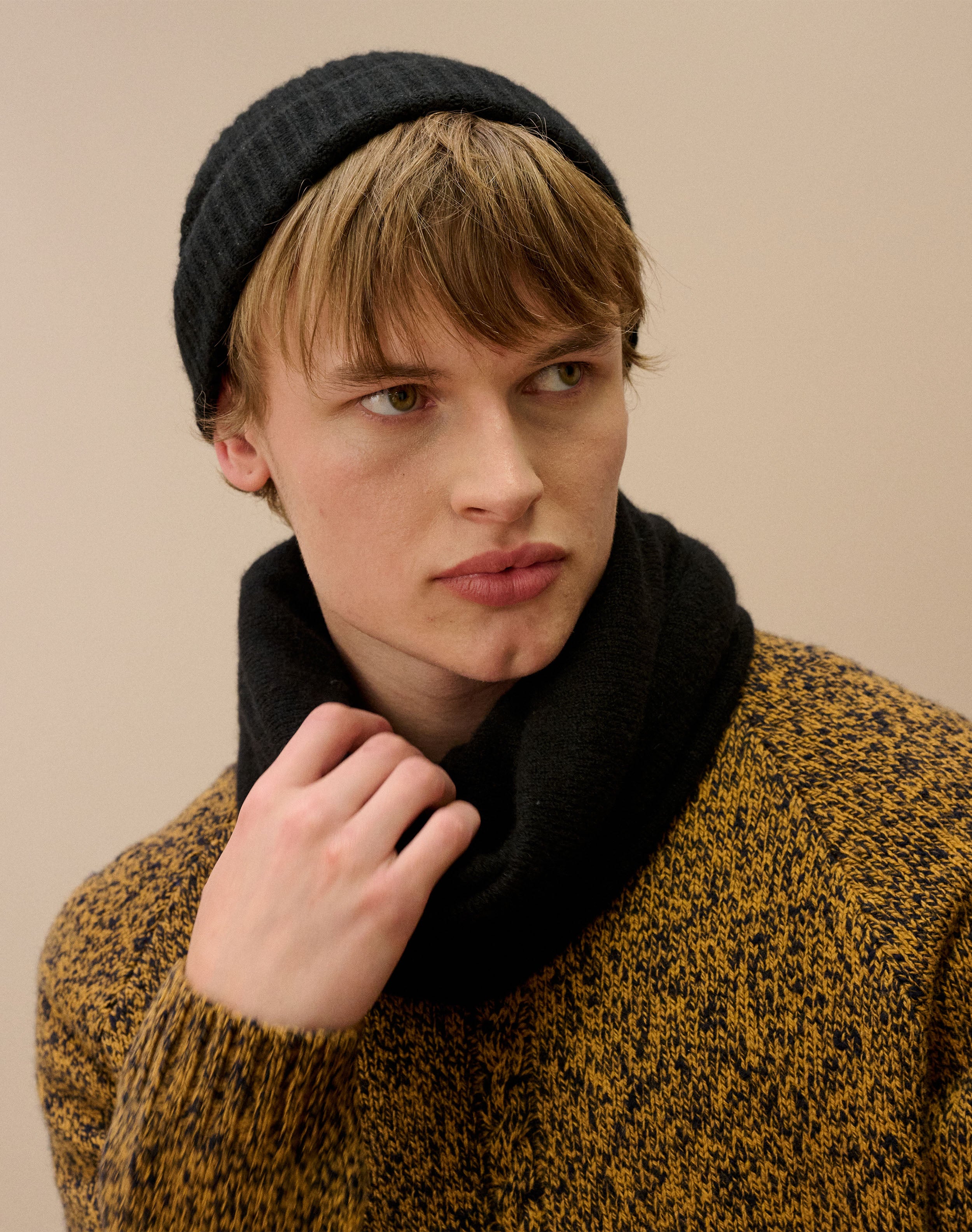 Cashmere Ribbed Hat