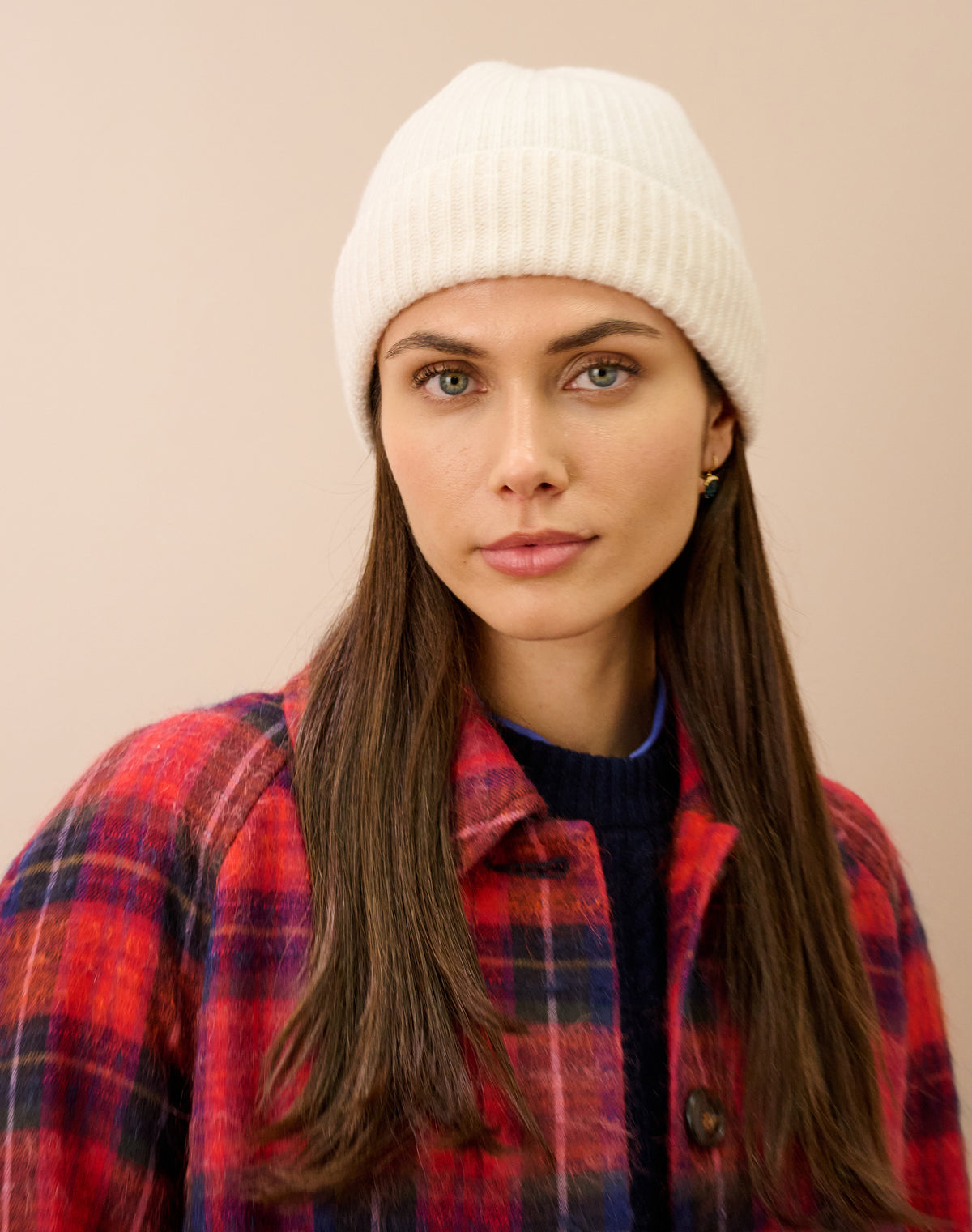 Cashmere Ribbed Hat