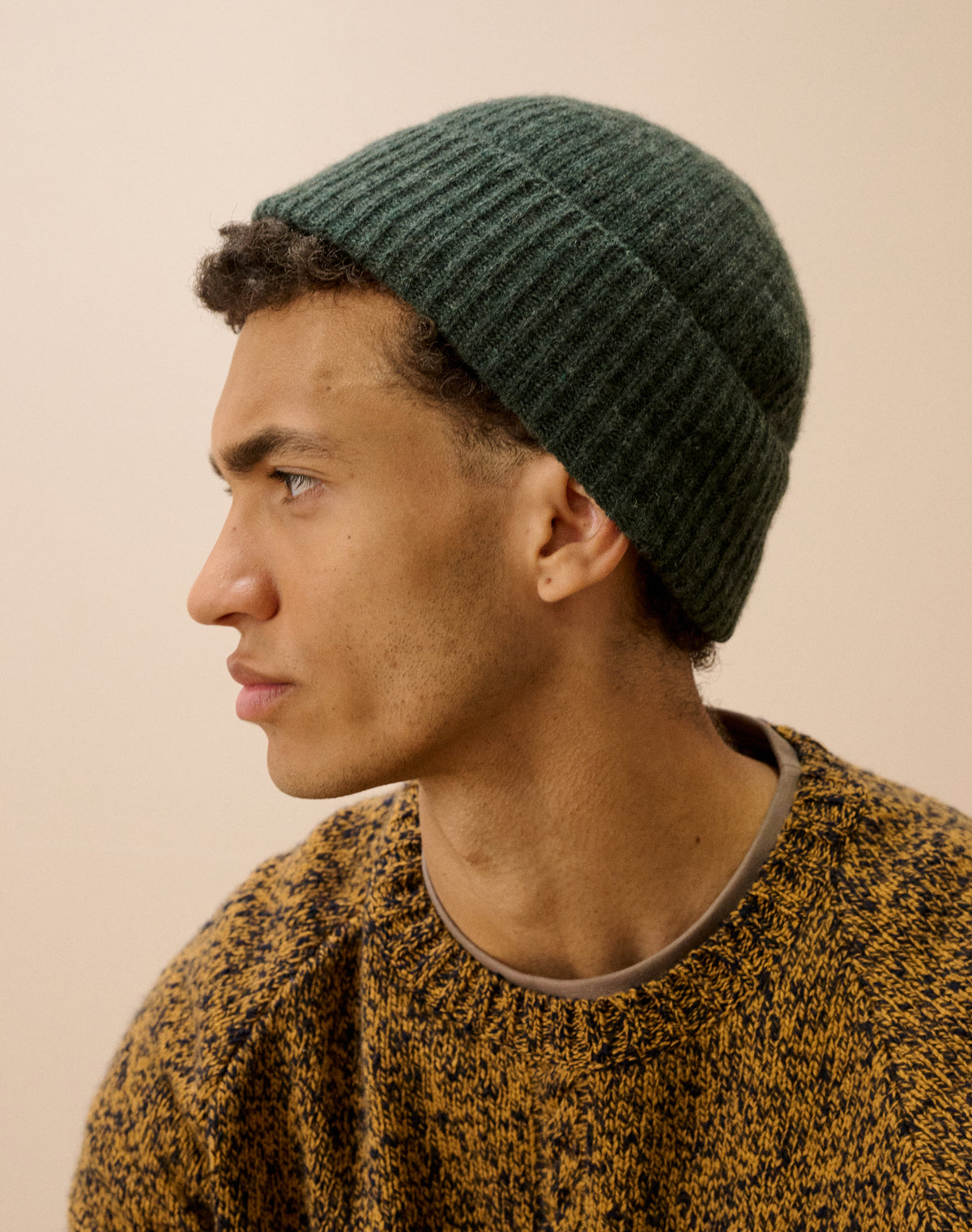 Cashmere Ribbed Hat