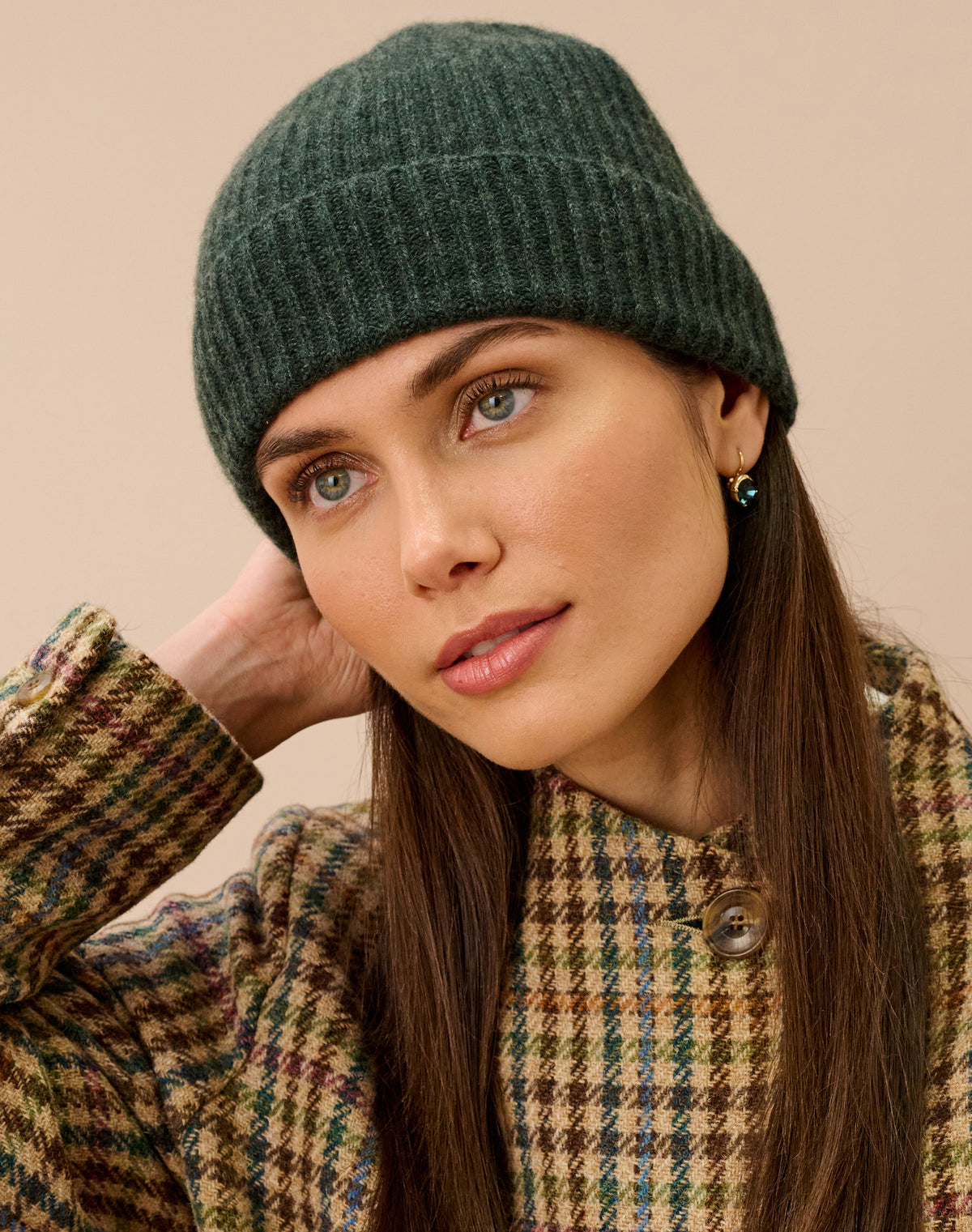 Cashmere Ribbed Hat