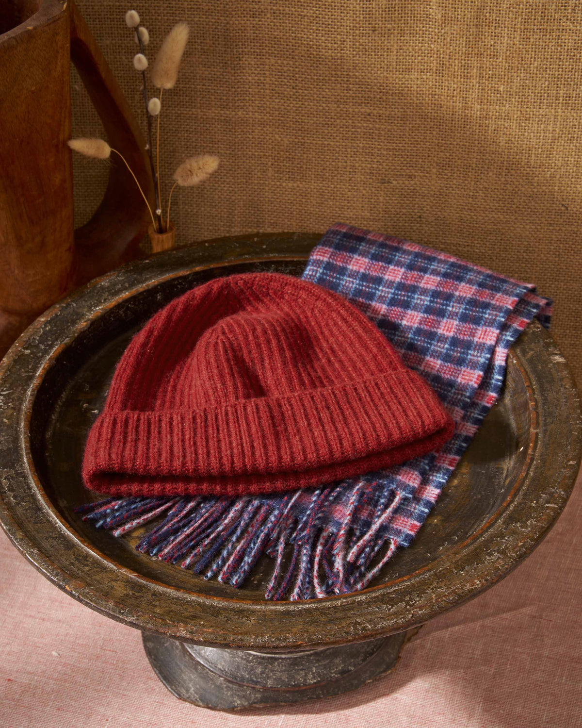 Cashmere Ribbed Hat